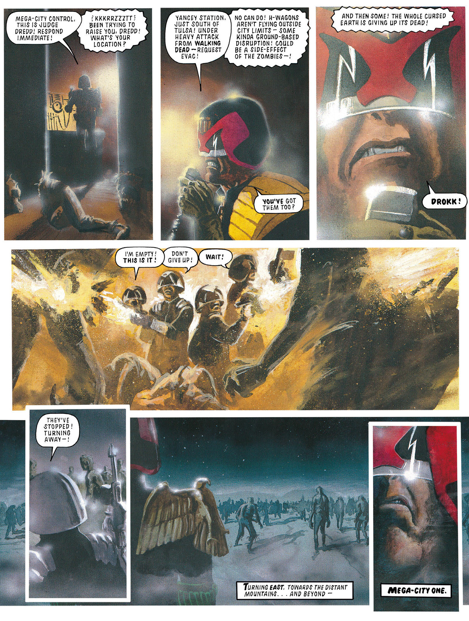 Read online Essential Judge Dredd: Judgement Day comic -  Issue # TPB - 16