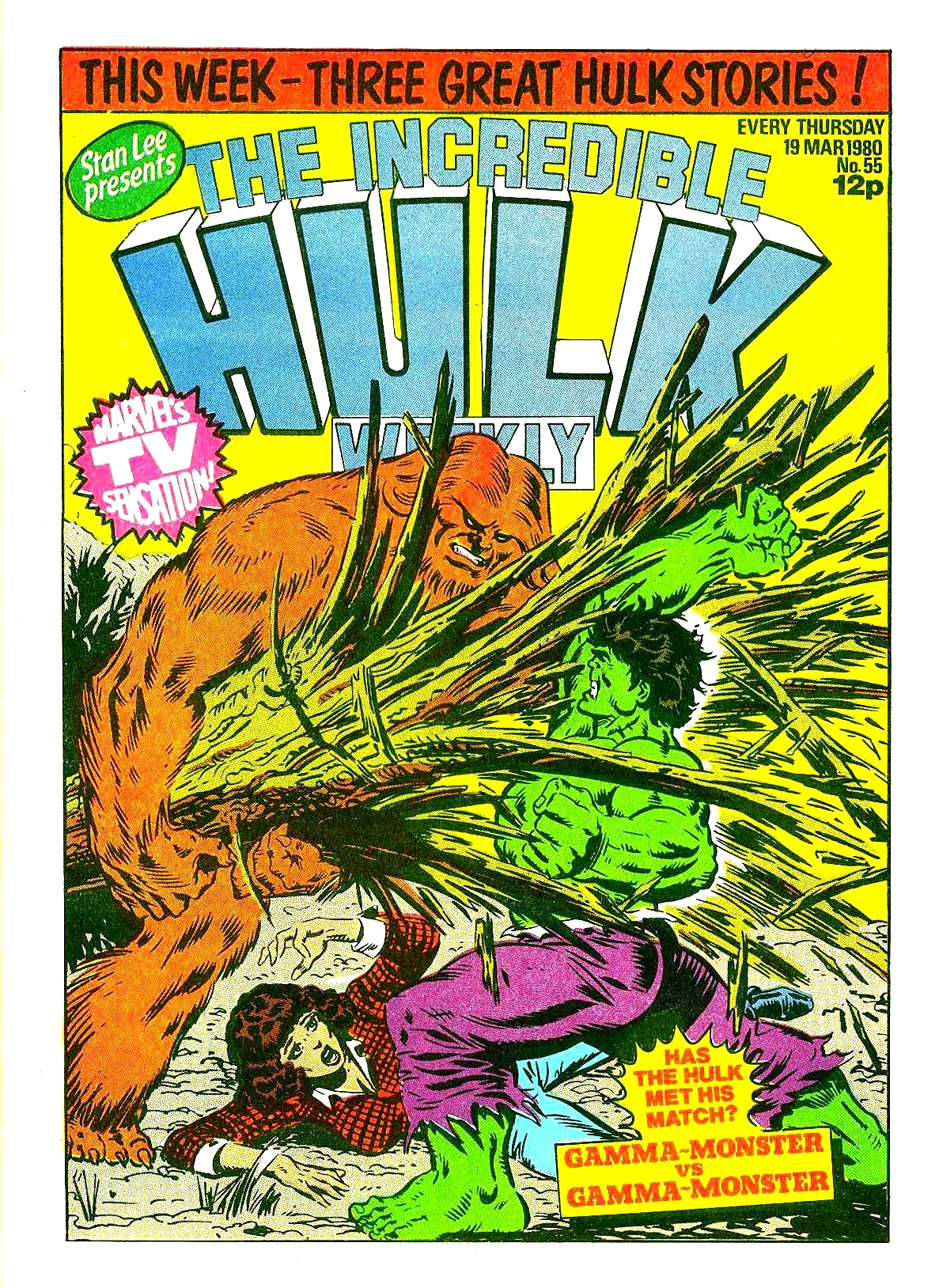 Read online The Incredible Hulk Weekly comic -  Issue #55 - 1