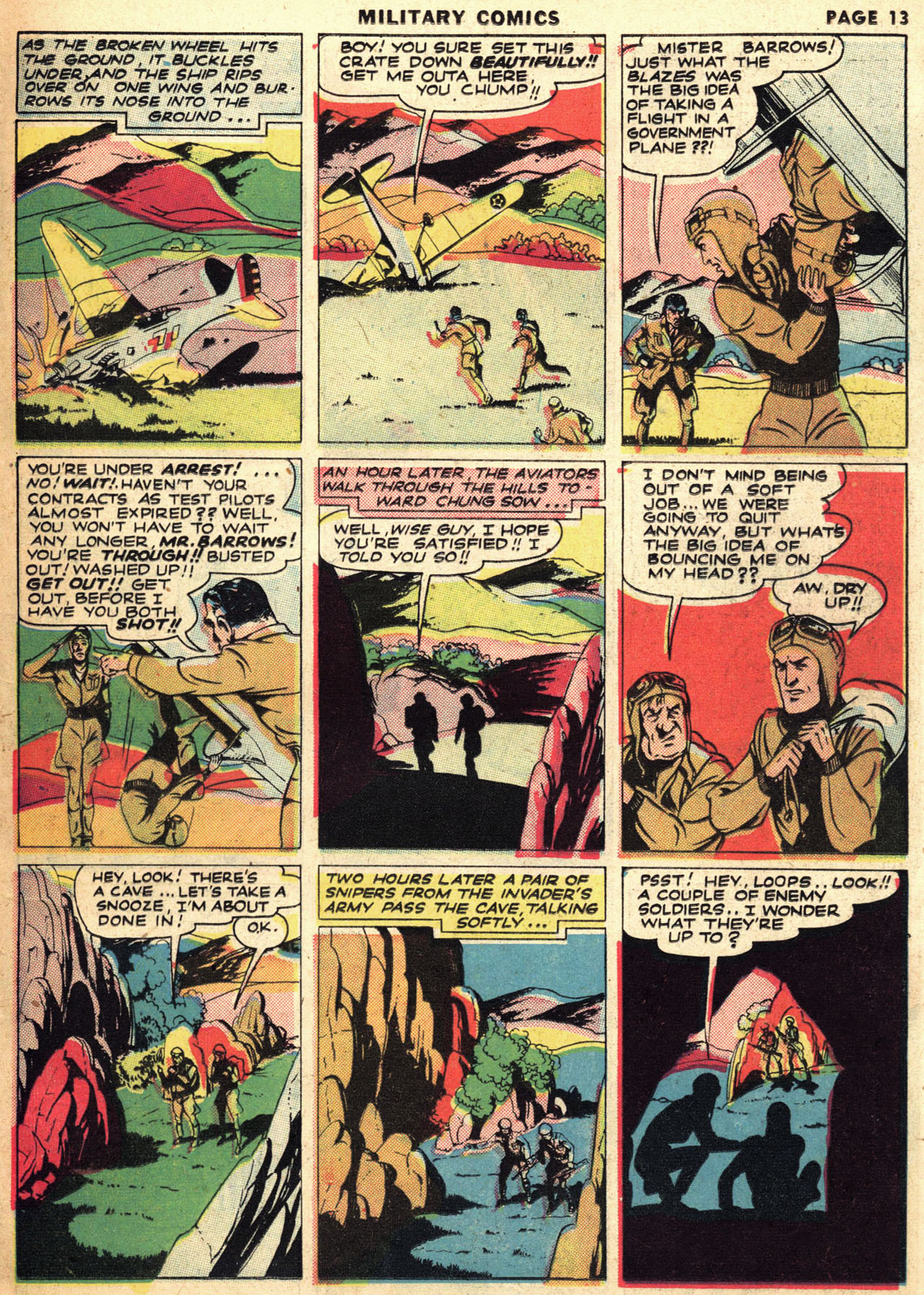 Read online Military Comics comic -  Issue #1 - 15