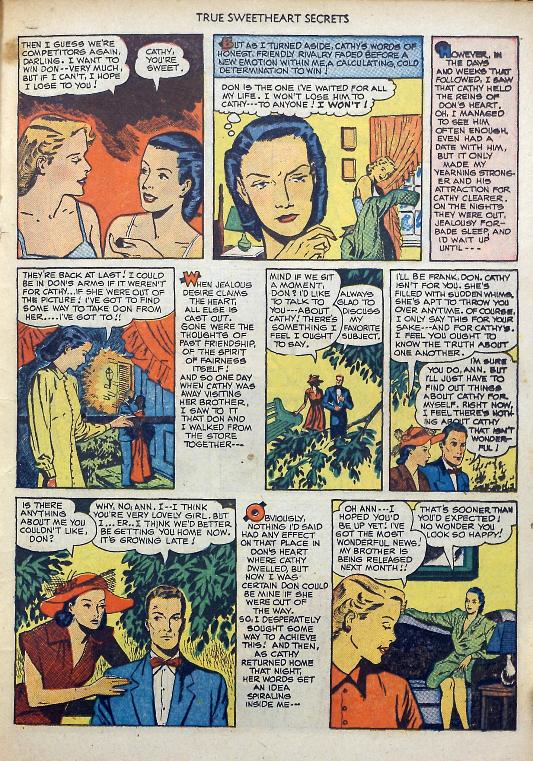 Read online True Sweetheart Secrets comic -  Issue #1 - 19