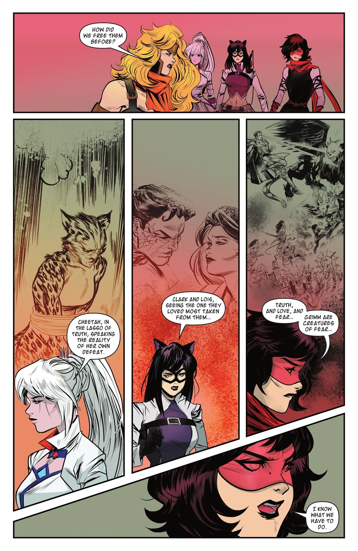 Read online DC/RWBY comic -  Issue #6 - 16