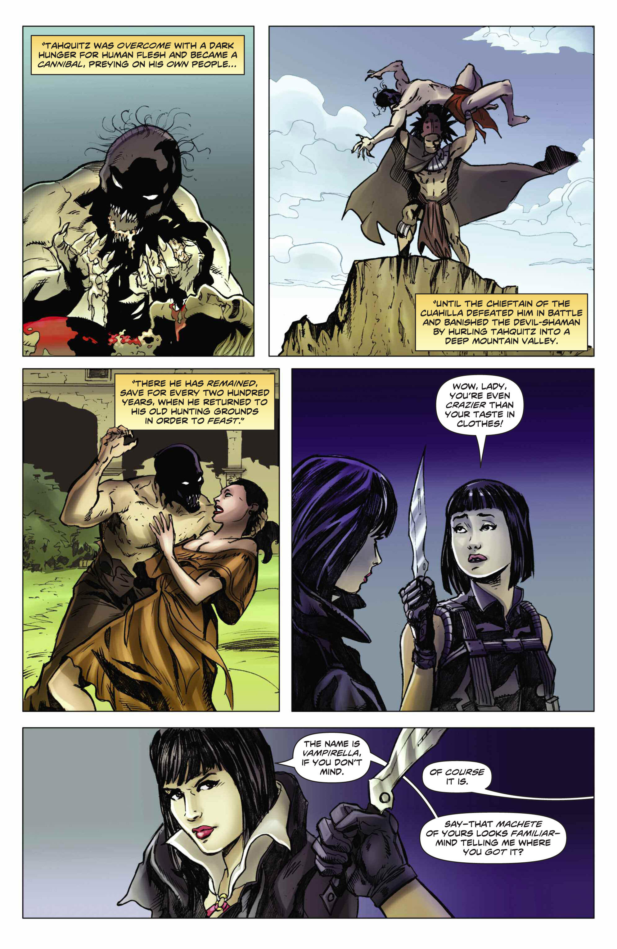 Read online Swords of Sorrow: Vampirella & Jennifer Blood comic -  Issue #1 - 23