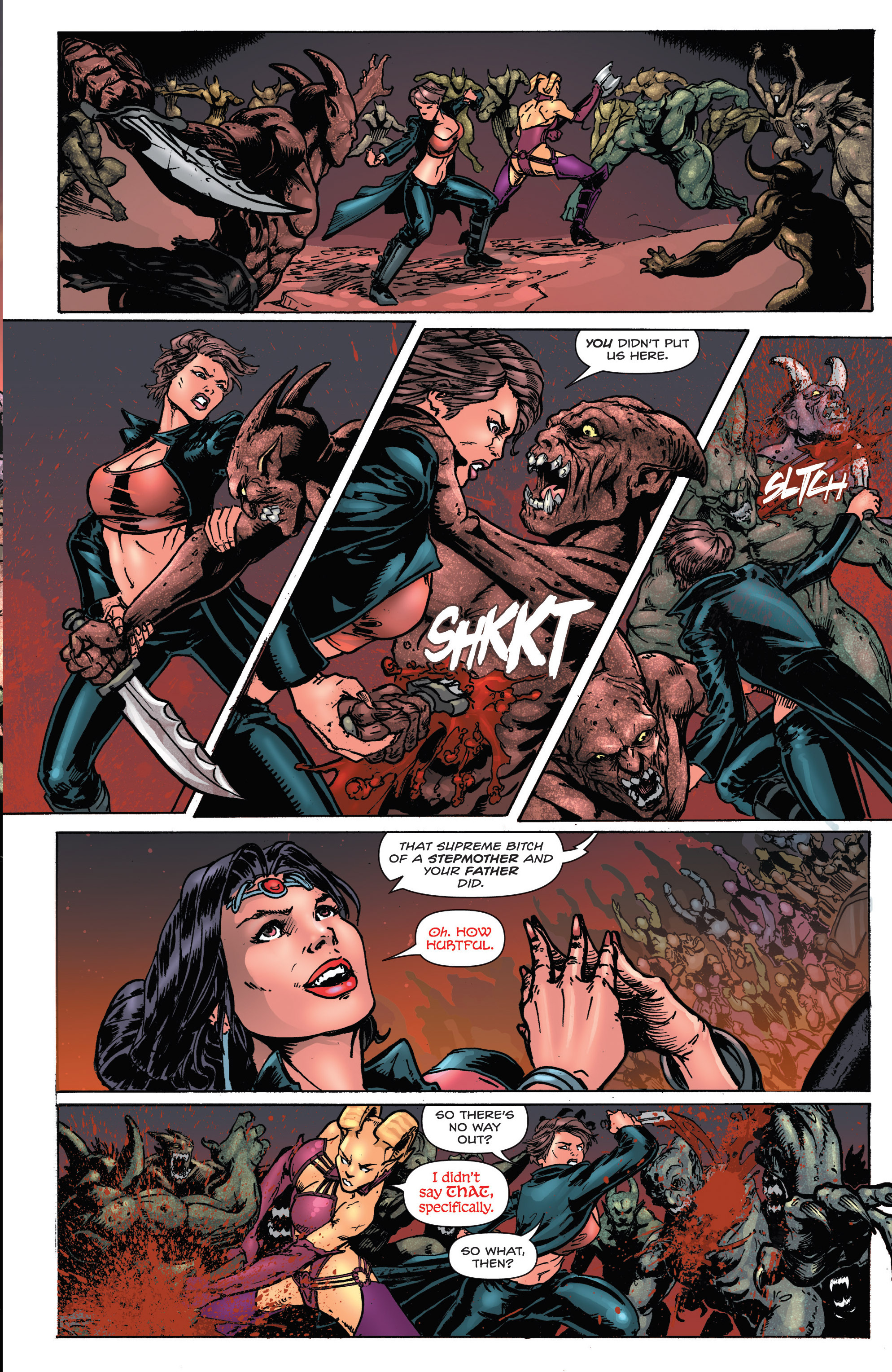 Read online Grimm Fairy Tales presents Inferno: Rings of Hell comic -  Issue #2 - 8