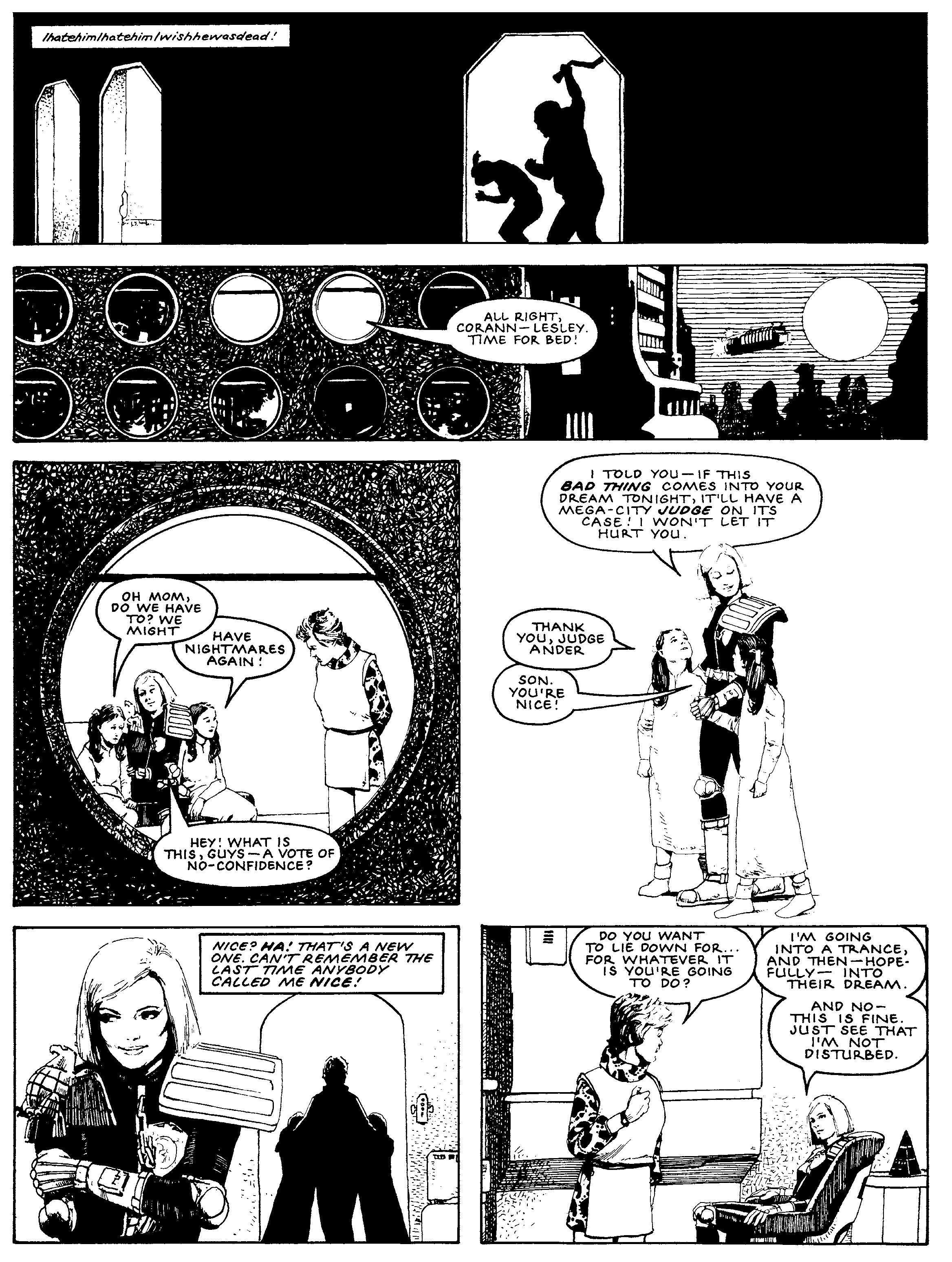 Read online Essential Judge Anderson: Shamball comic -  Issue # TPB - 32