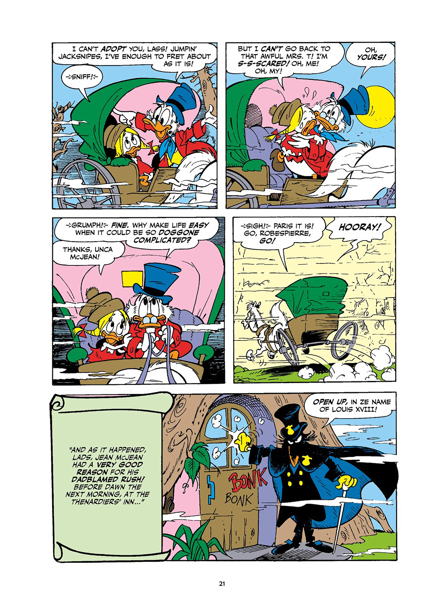 Read online Uncle Scrooge and Donald Duck in Les Misérables and War and Peace comic -  Issue # TPB (Part 1) - 22