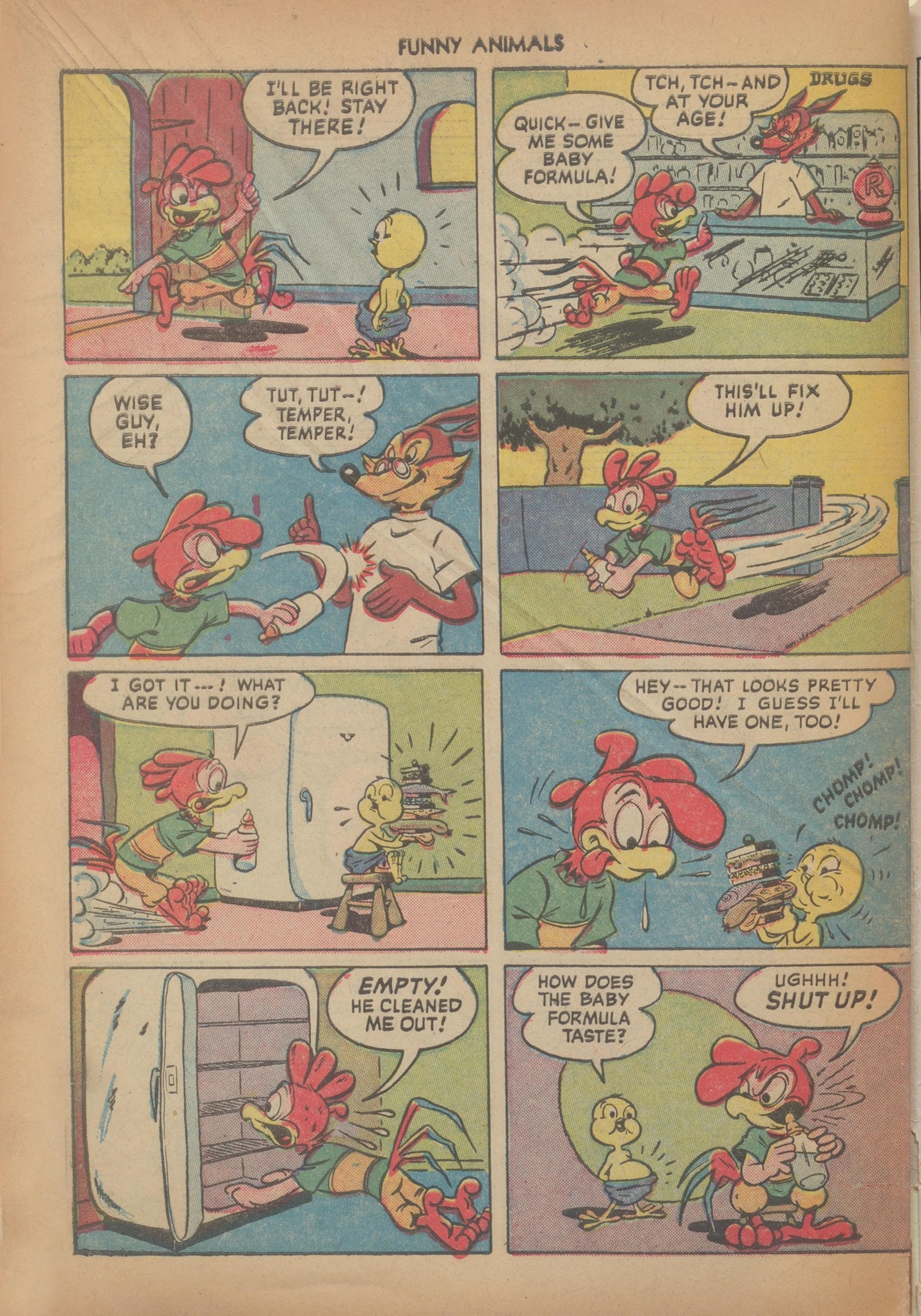 Read online Fawcett's Funny Animals comic -  Issue #69 - 34