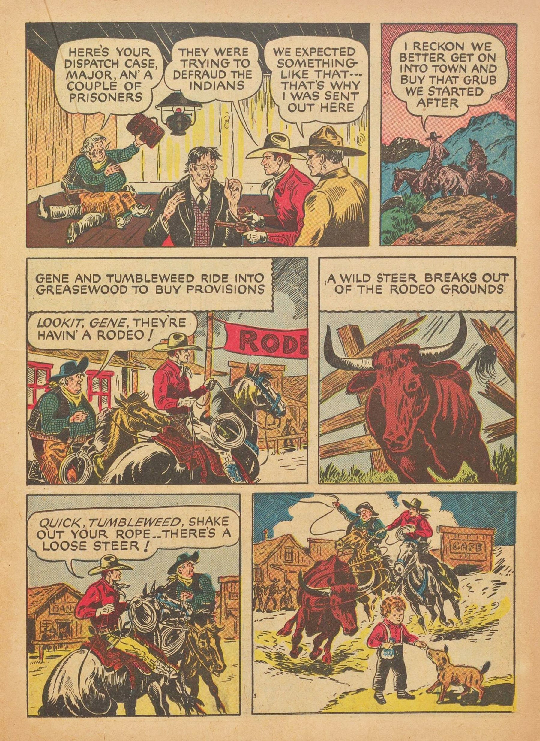 Read online Gene Autry Comics comic -  Issue #2 - 29