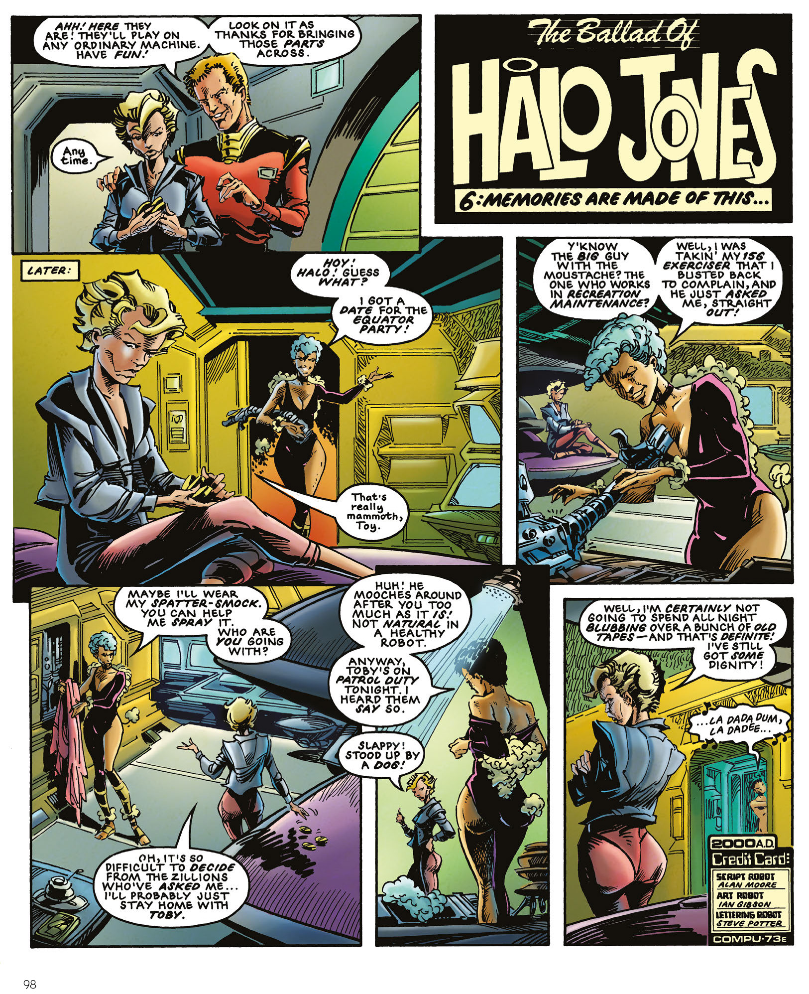 Read online The Ballad of Halo Jones: Full Colour Omnibus Edition comic -  Issue # TPB (Part 2) - 1