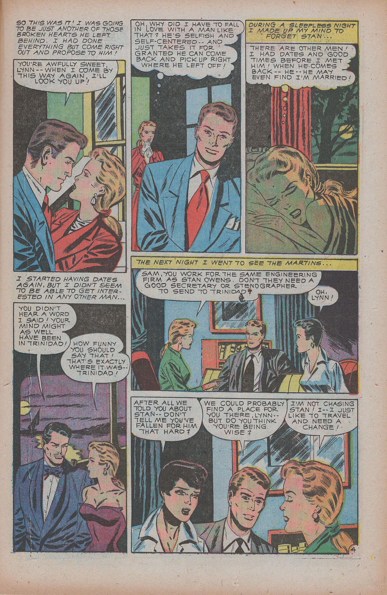 Read online Glamorous Romances comic -  Issue #55 - 21