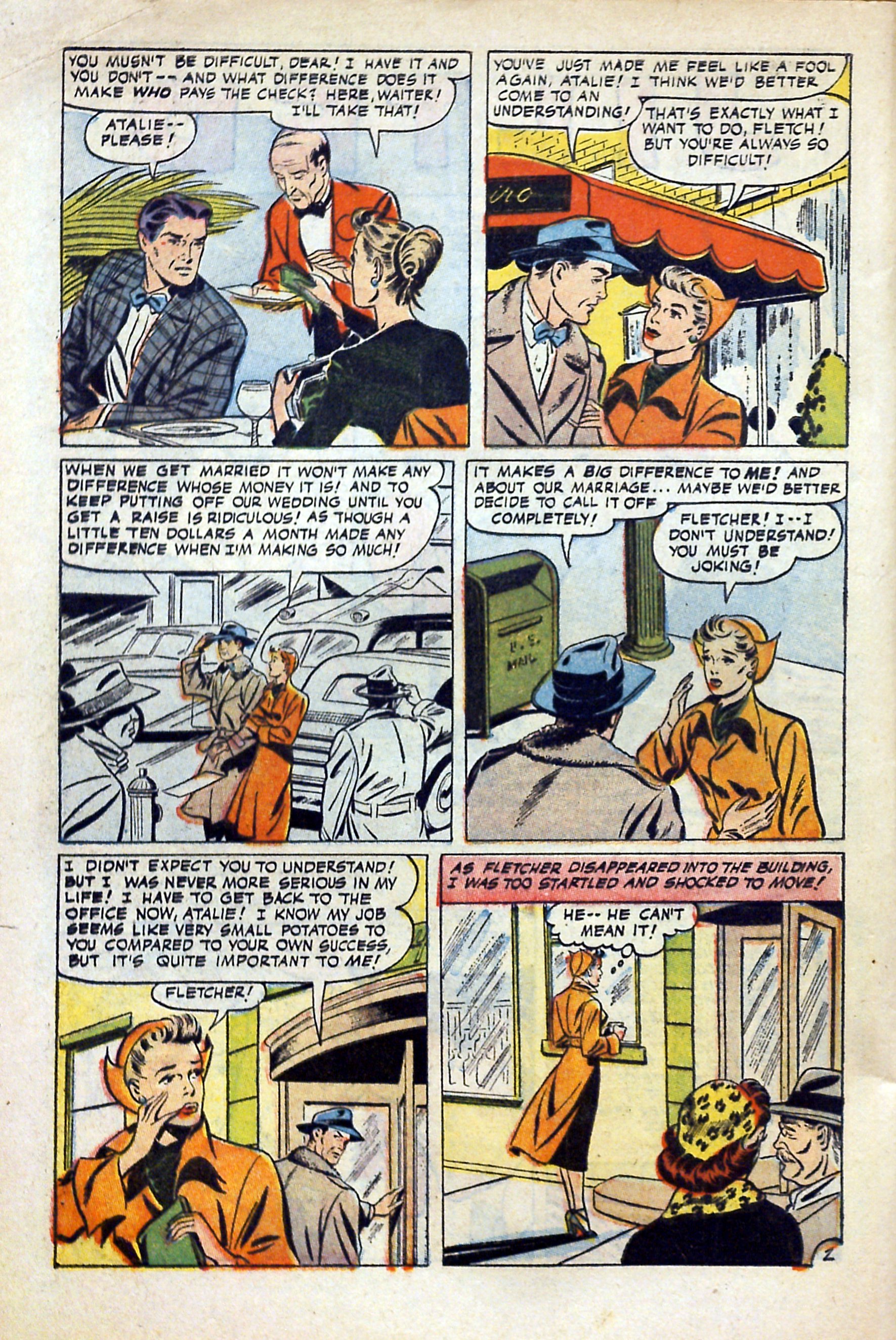 Read online Glamorous Romances comic -  Issue #87 - 4