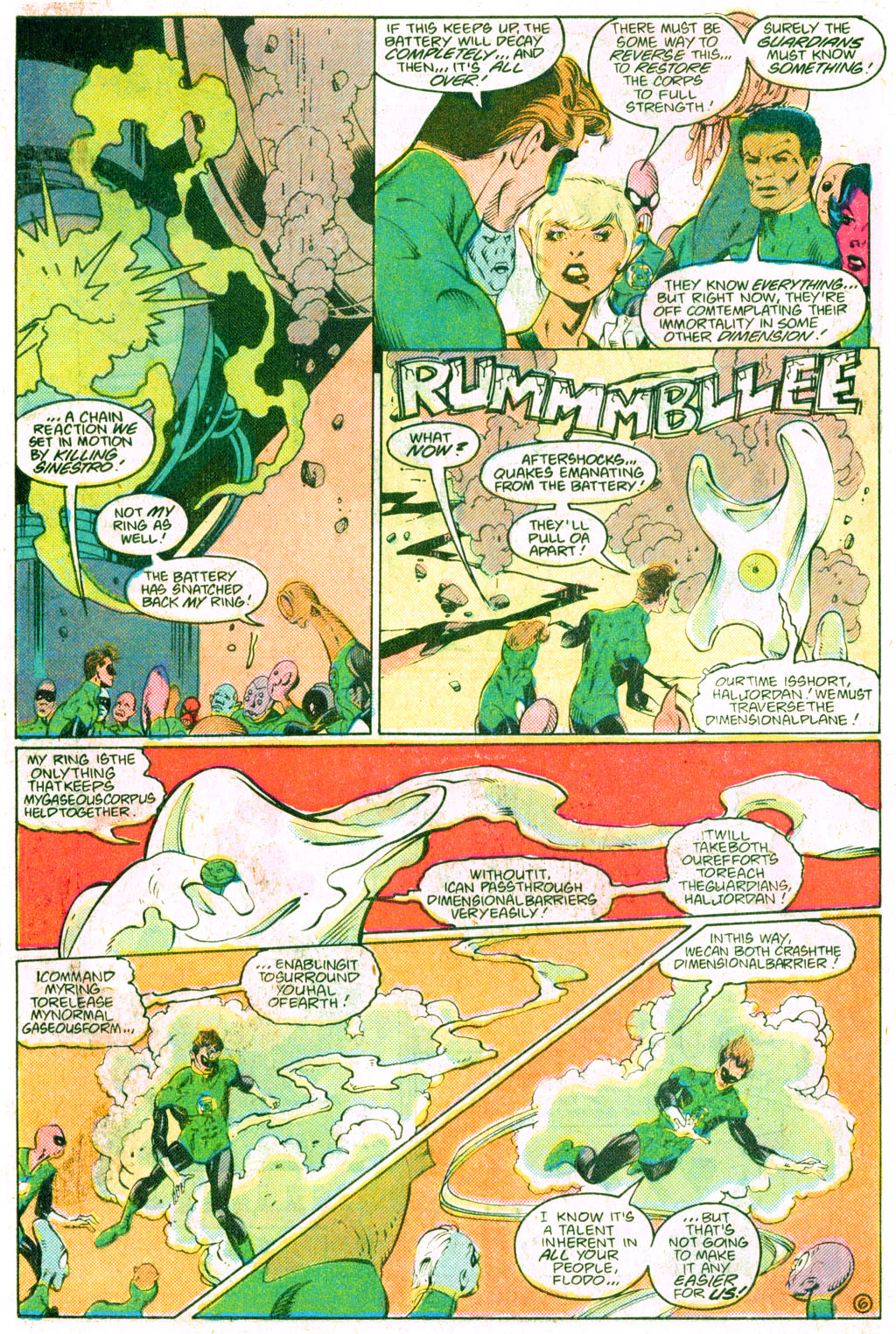 Read online The Green Lantern Corps comic -  Issue #224 - 6