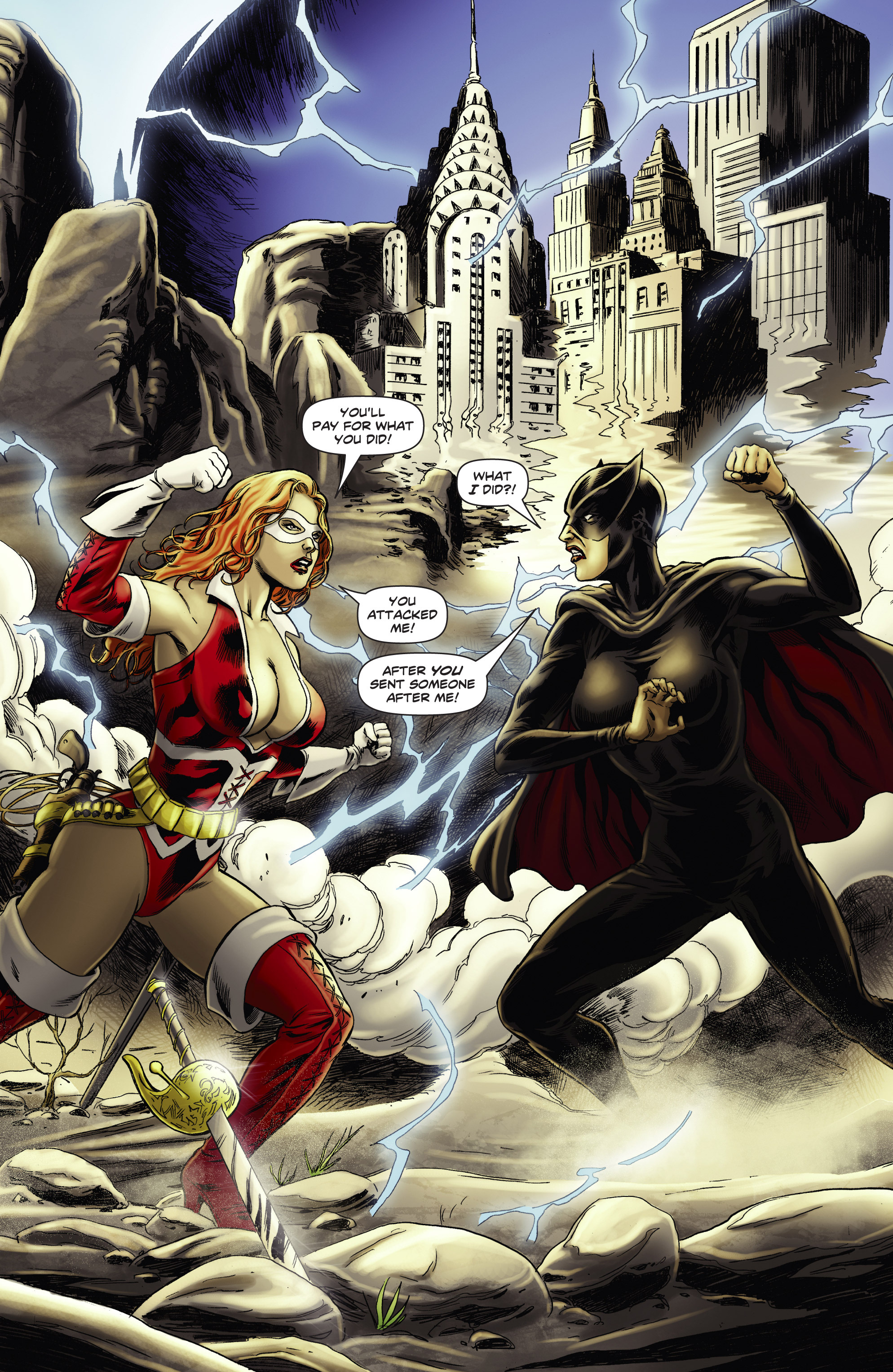 Read online Swords of Sorrow, Miss Fury & Lady Rawhide comic -  Issue # Full - 8
