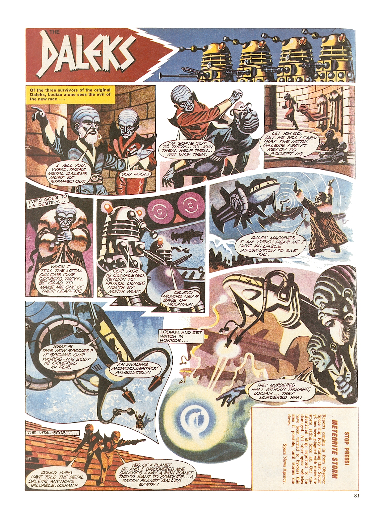 Read online Dalek Chronicles comic -  Issue # TPB - 81