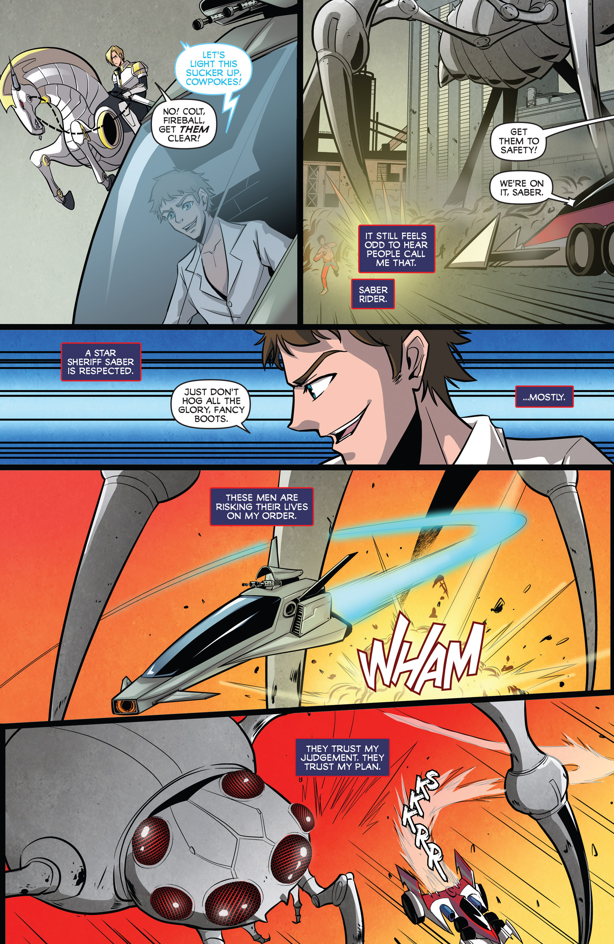 Read online Saber Rider and the Star Sheriffs comic -  Issue #3 - 15