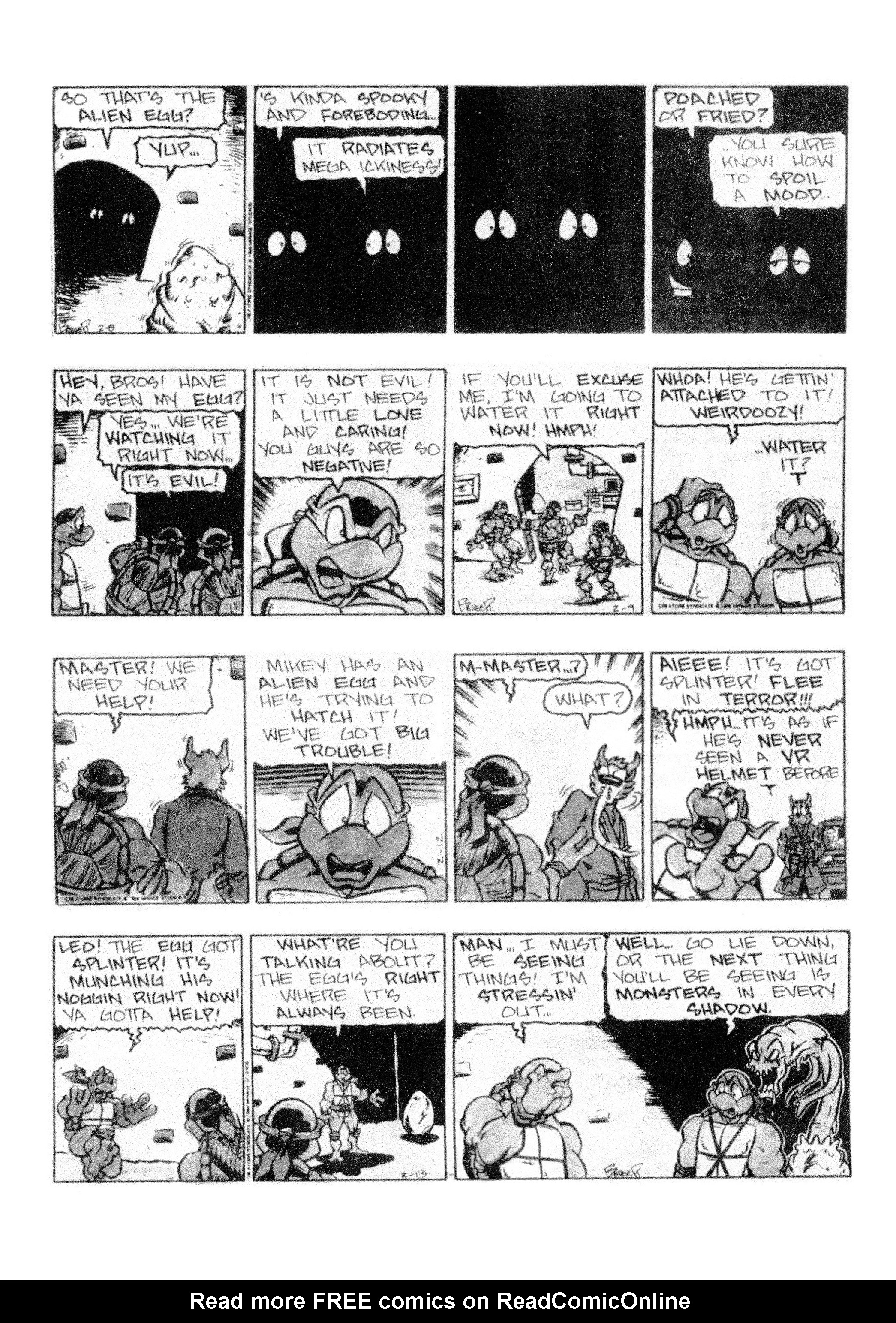 Read online Teenage Mutant Ninja Turtles: Complete Newspaper Daily Comic Strip Collection comic -  Issue # TPB 3 (Part 2) - 42