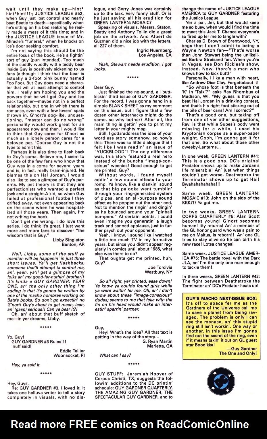 Read online Guy Gardner comic -  Issue #8 - 26