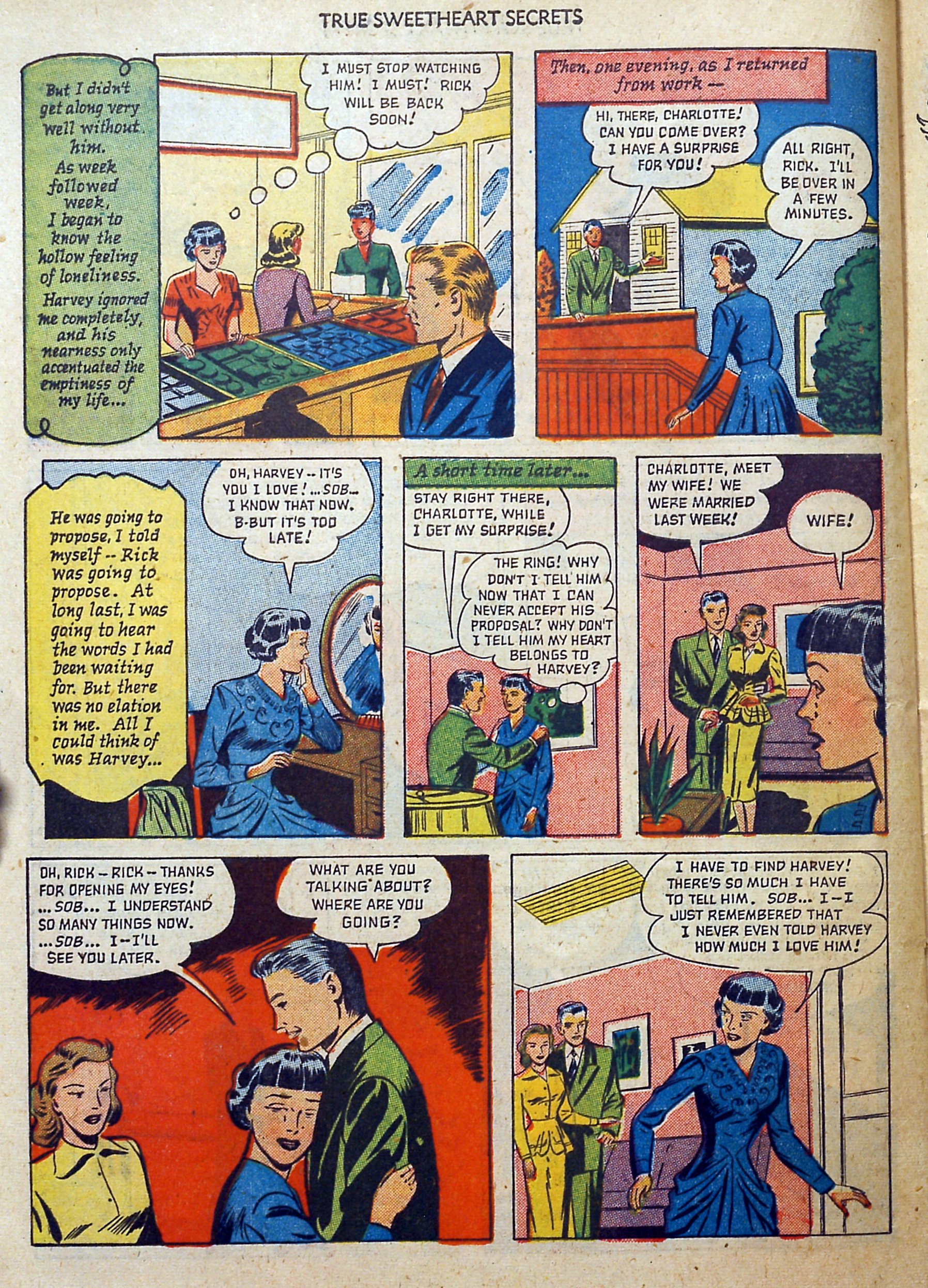 Read online True Sweetheart Secrets comic -  Issue #2 - 22