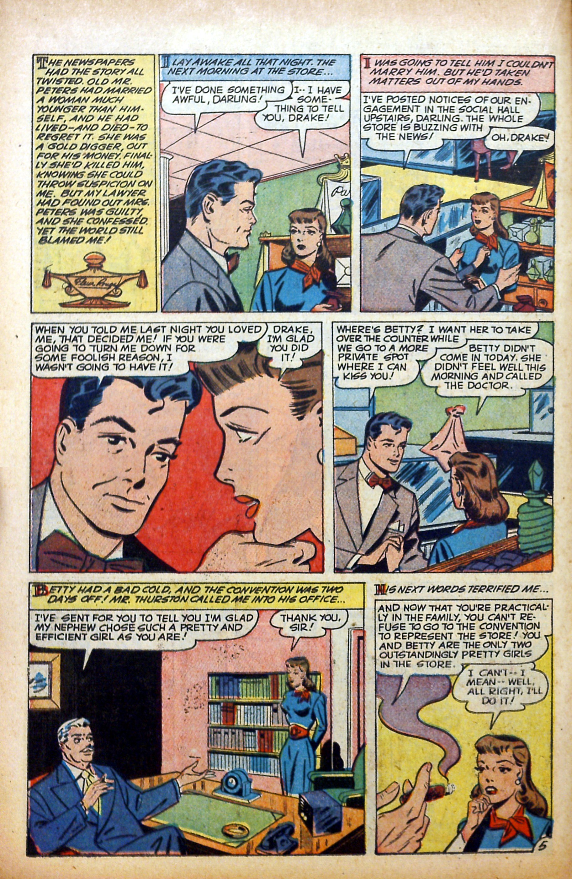 Read online Glamorous Romances comic -  Issue #70 - 14