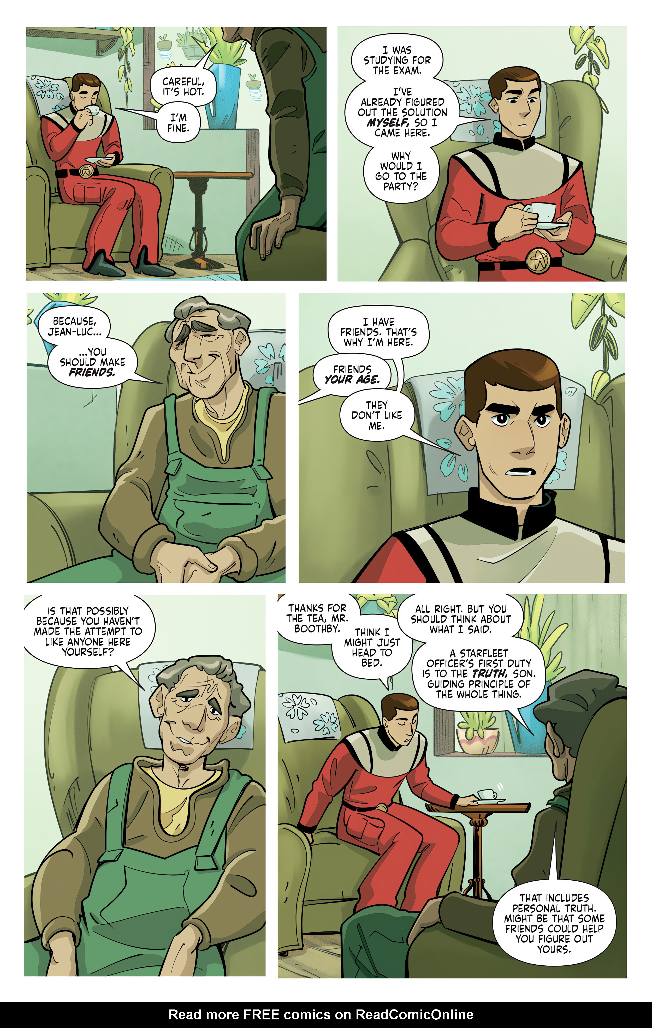 Read online Star Trek: Picard's Academy comic -  Issue #1 - 14