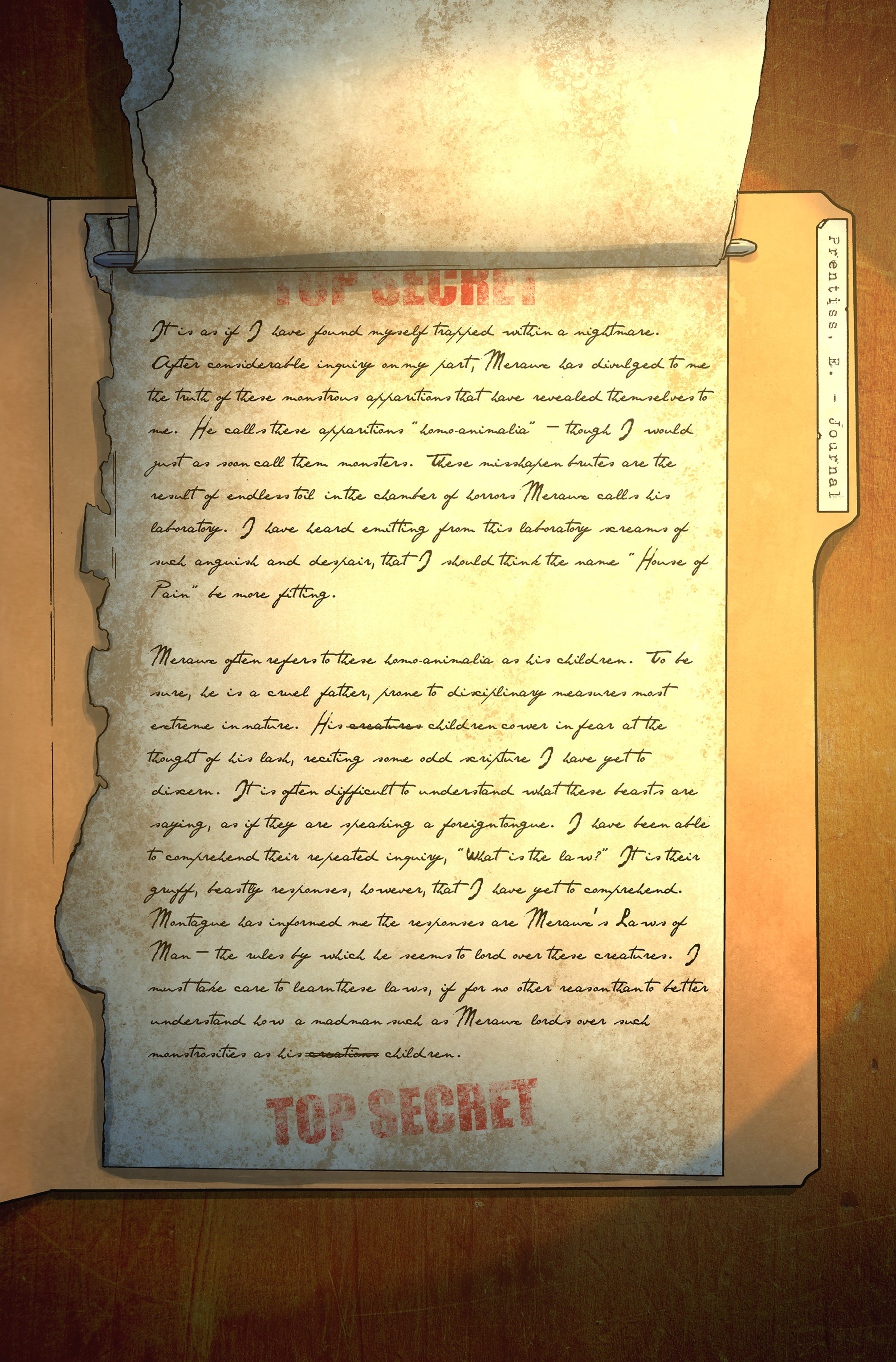 Read online The Army of Dr. Moreau comic -  Issue #1 - 20