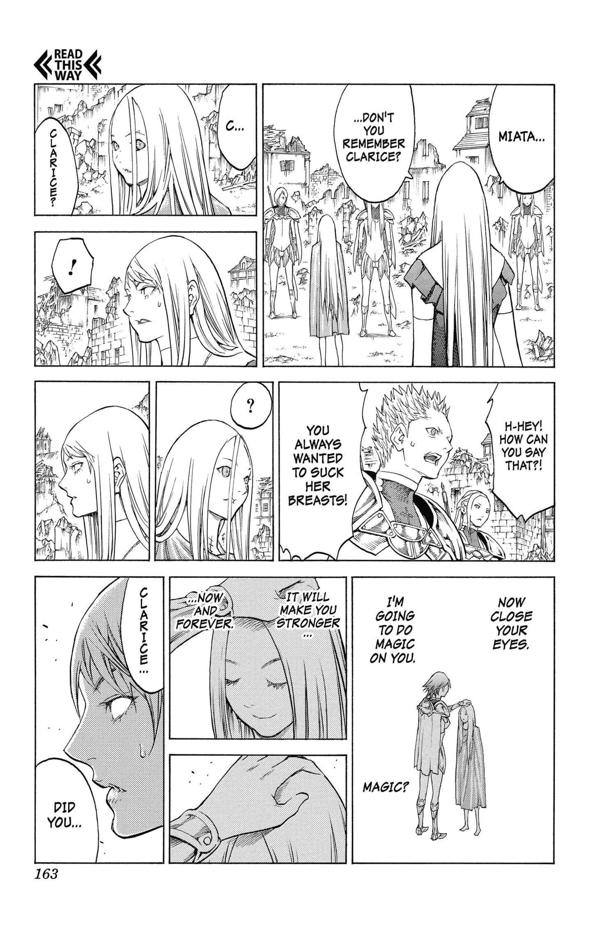 Read online Claymore comic -  Issue #25 - 143