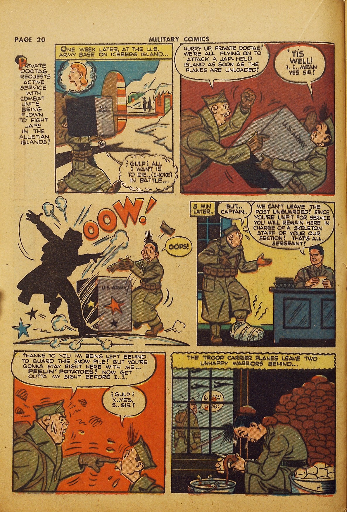 Read online Military Comics comic -  Issue #22 - 22