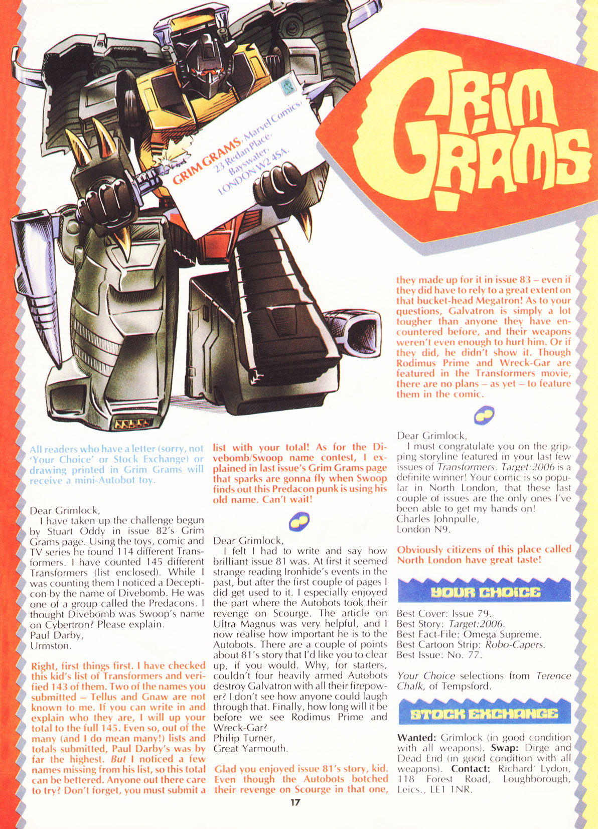 Read online The Transformers (UK) comic -  Issue #88 - 15