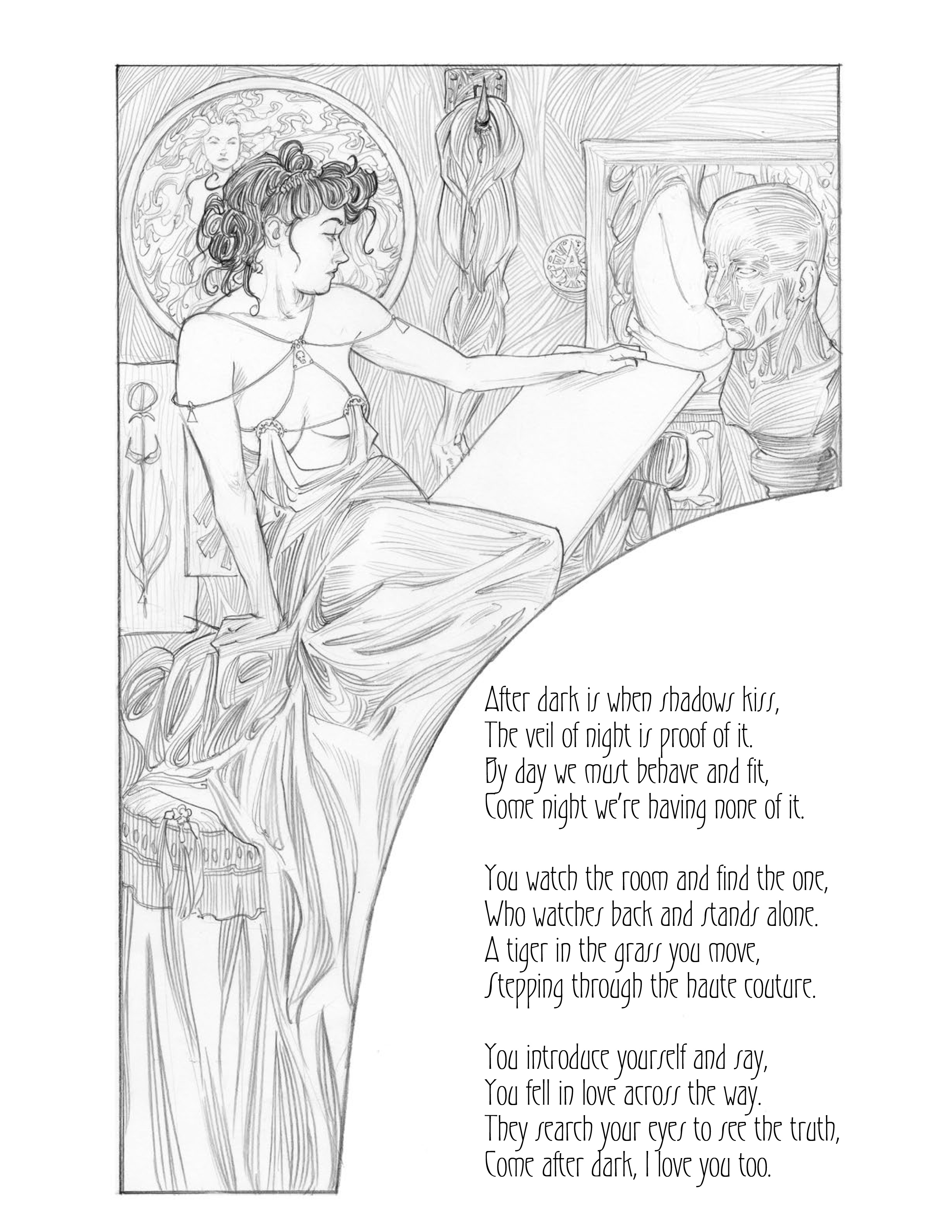 Read online Terry Moore after dark… comic -  Issue # TPB - 63