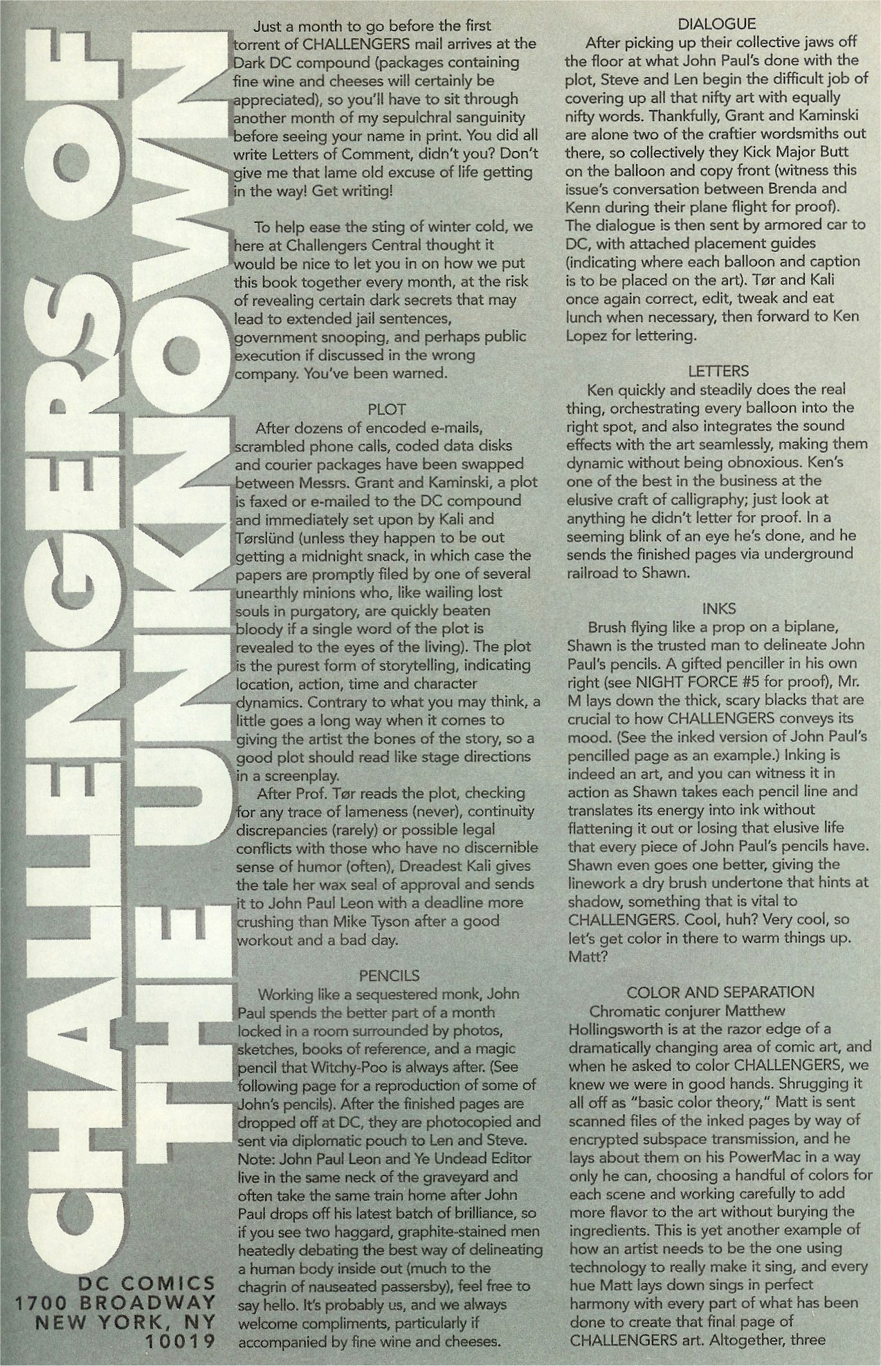 Read online Challengers of the Unknown (1997) comic -  Issue #3 - 24