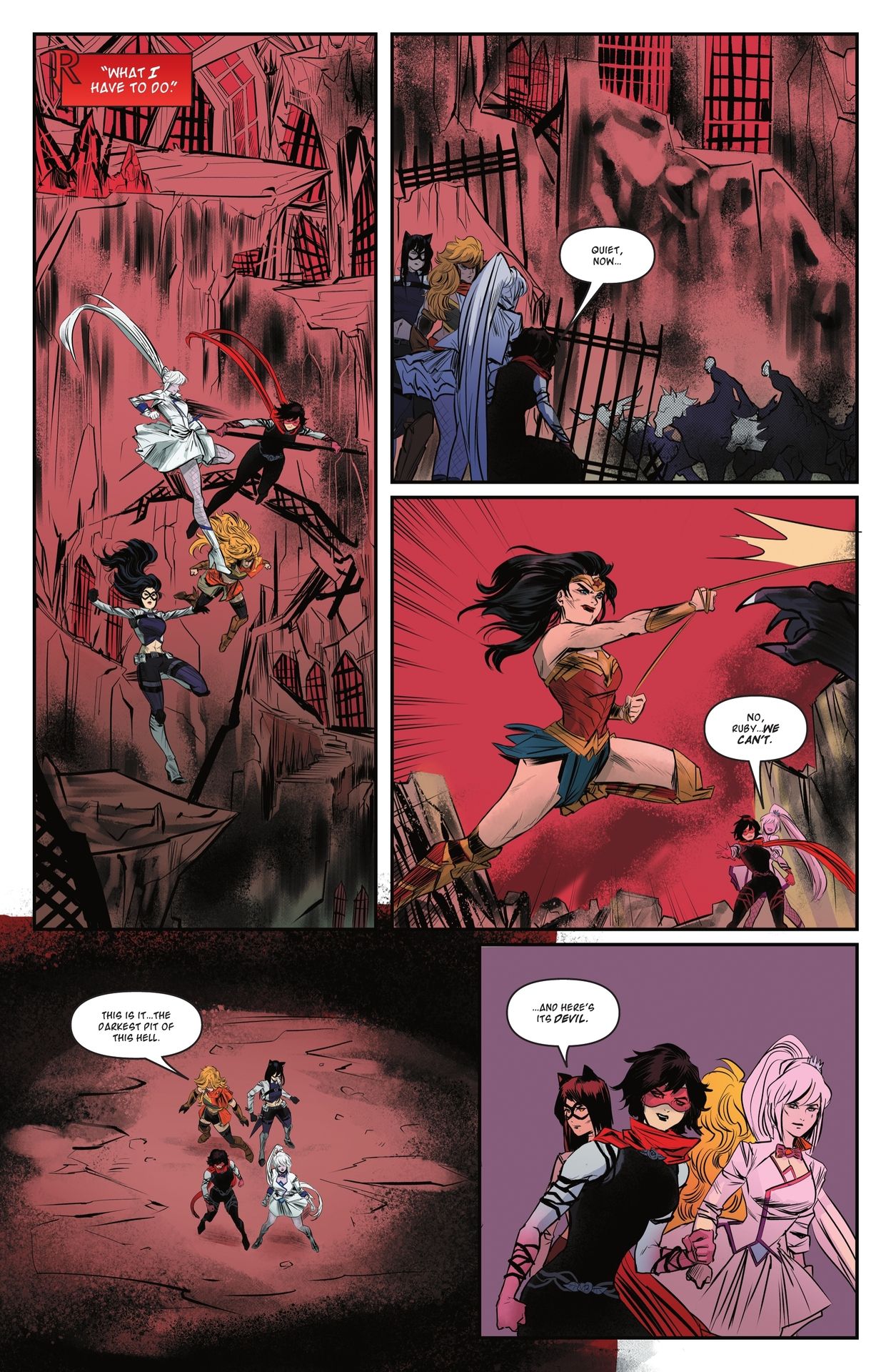 Read online DC/RWBY comic -  Issue #6 - 17