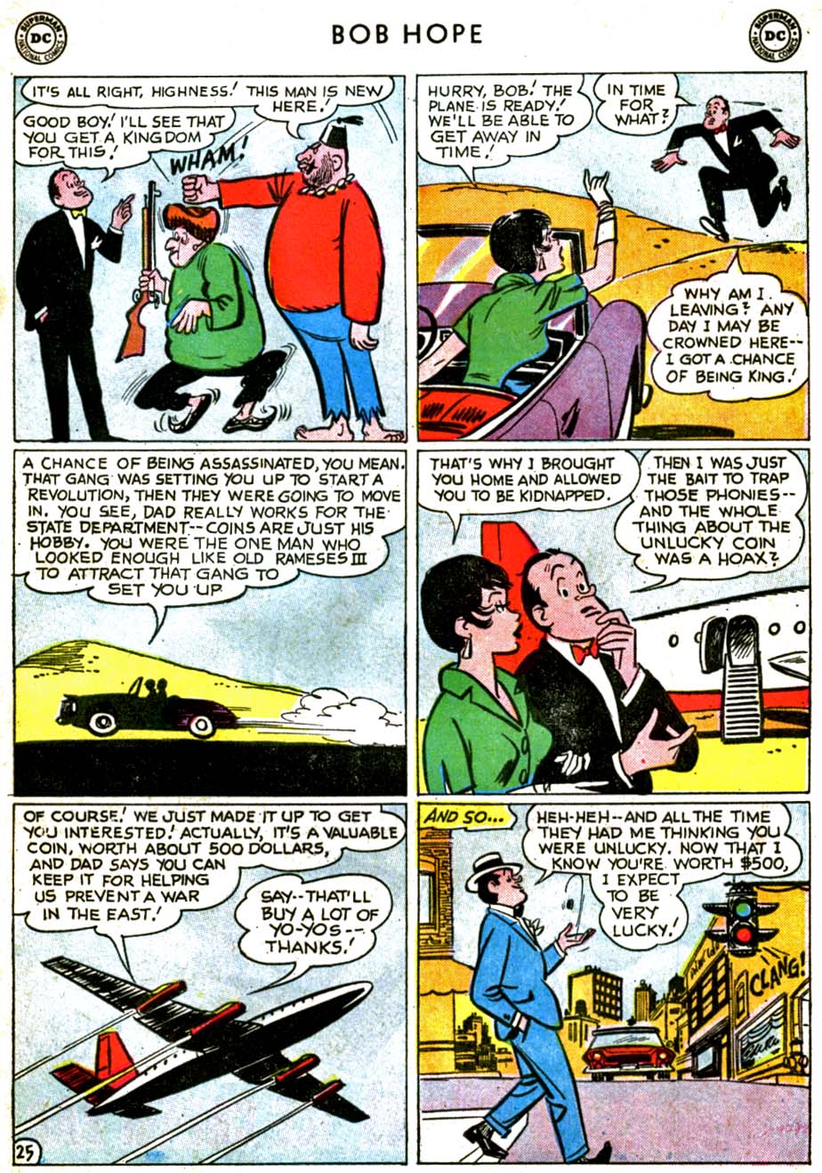 Read online The Adventures of Bob Hope comic -  Issue #71 - 31