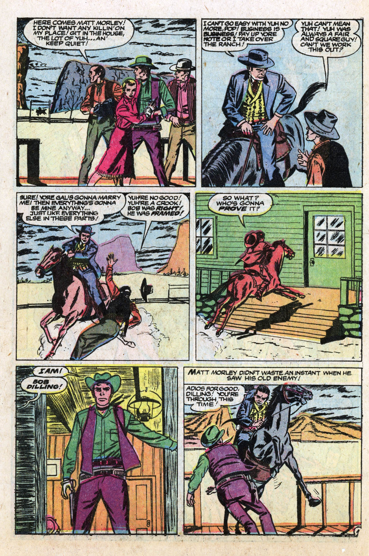 Read online Two Gun Western comic -  Issue #12 - 13