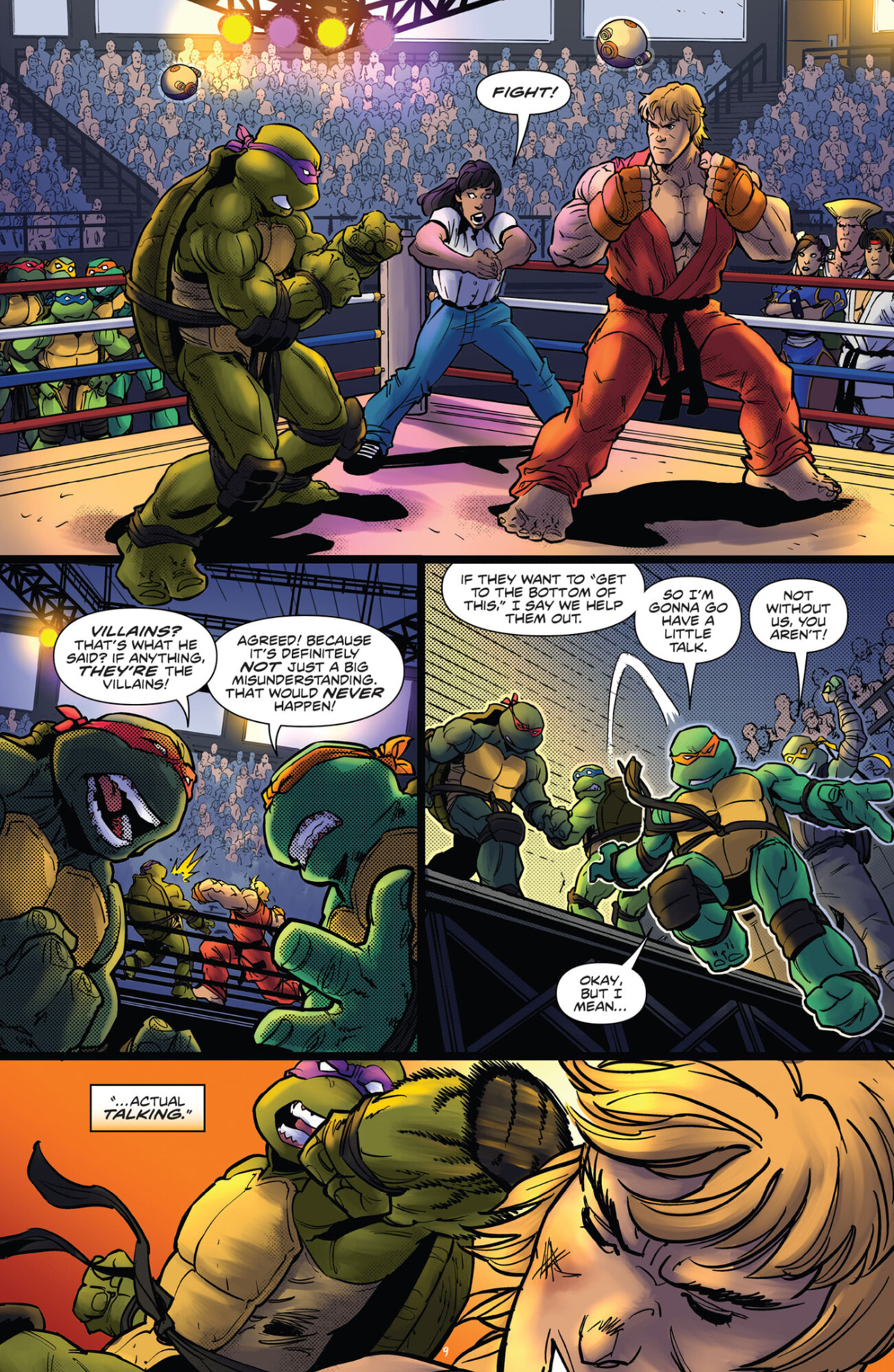 Read online Teenage Mutant Ninja Turtles vs. Street Fighter comic -  Issue #2 - 11