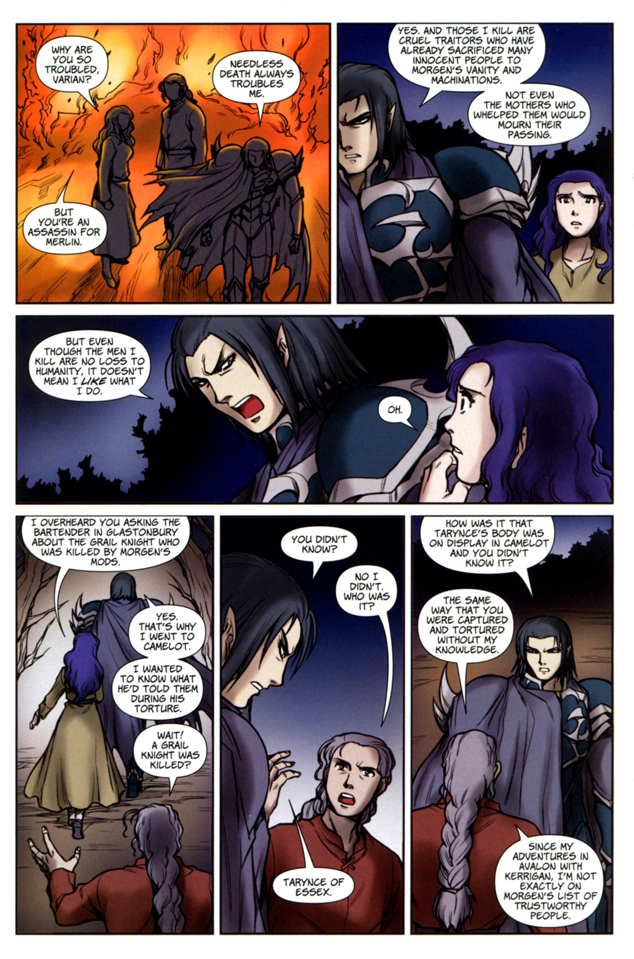 Read online Lords of Avalon: Knight of Darkness comic -  Issue #3 - 14