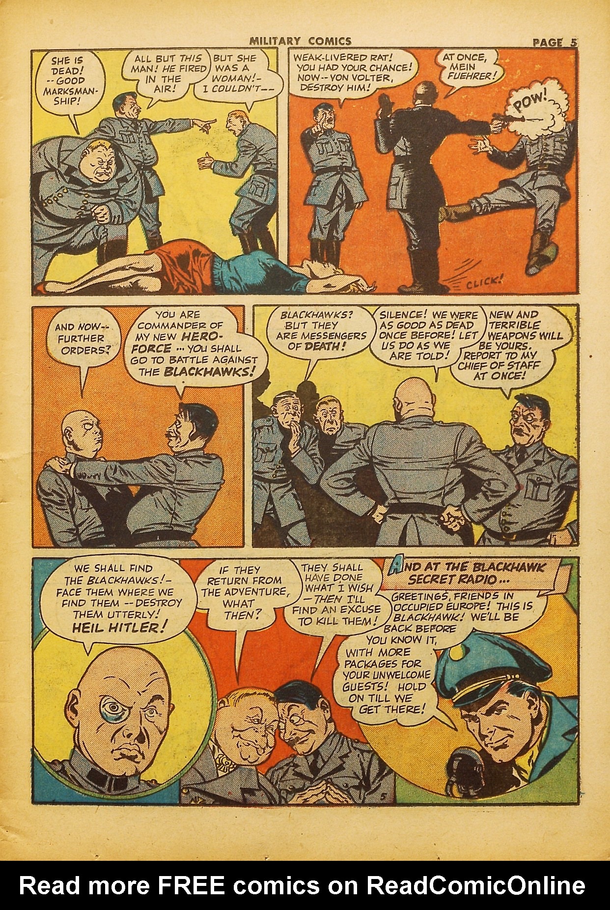 Read online Military Comics comic -  Issue #21 - 7