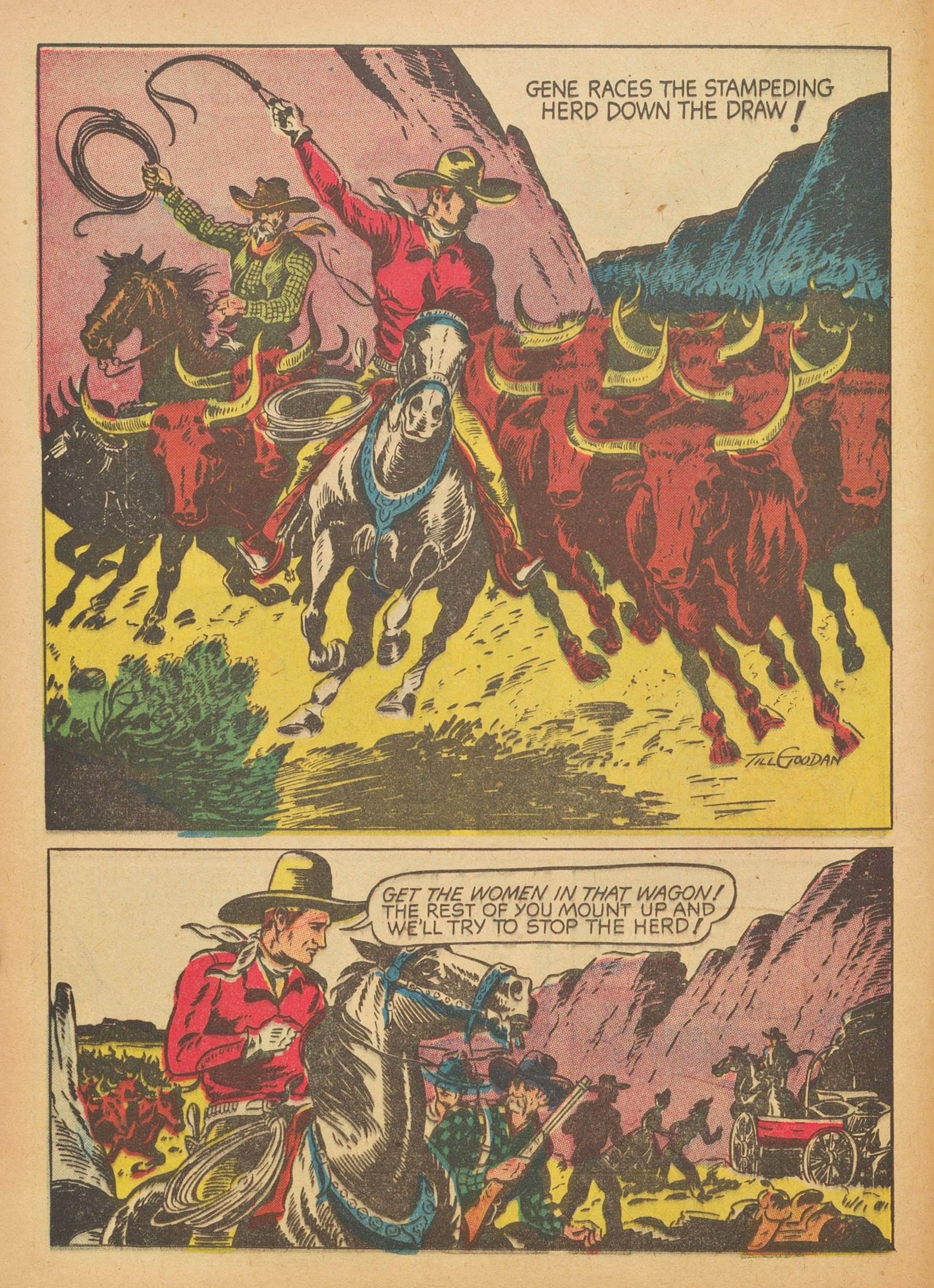 Read online Gene Autry Comics comic -  Issue #2 - 46