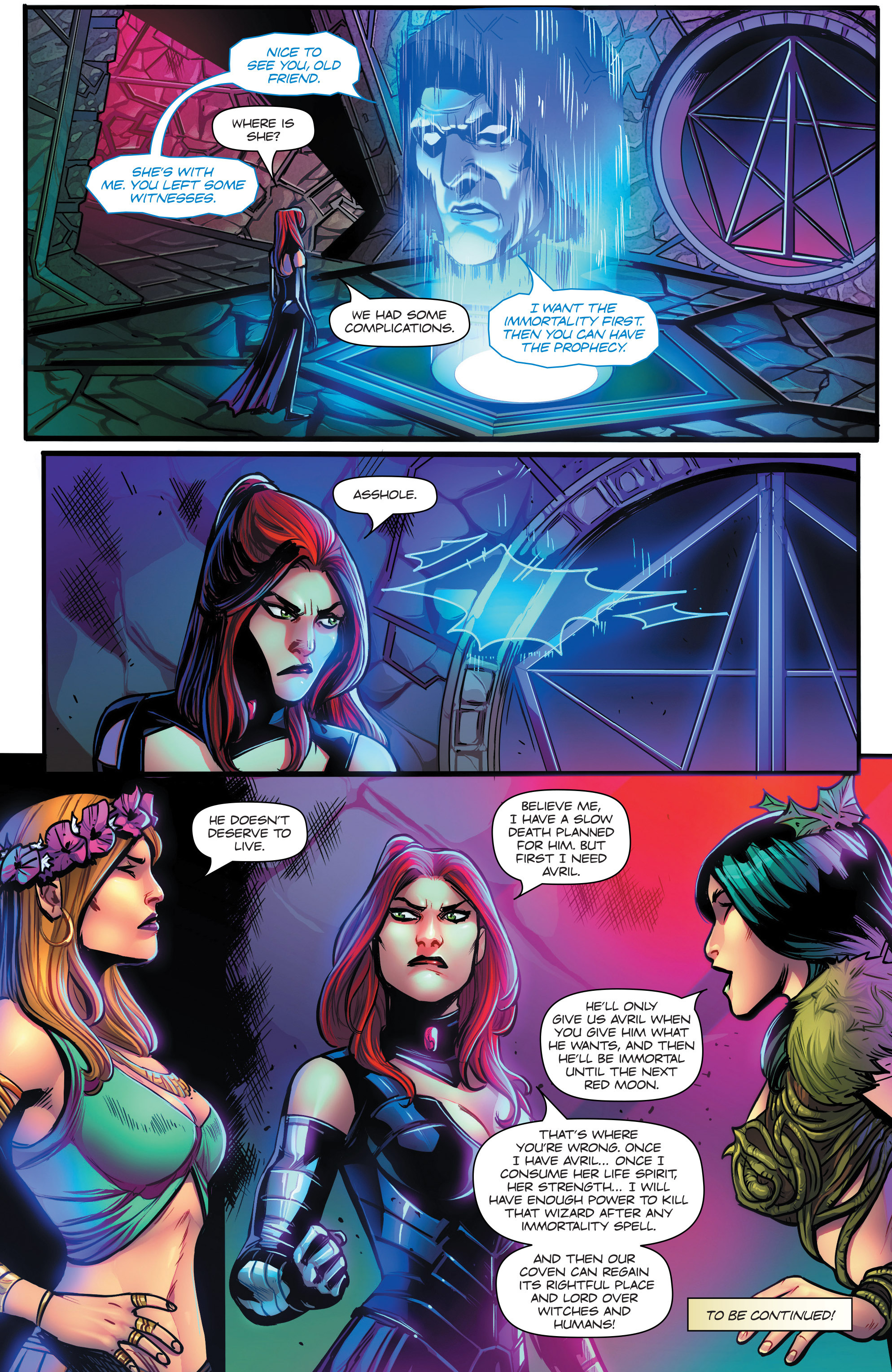 Read online Grimm Fairy Tales presents Coven comic -  Issue #3 - 24