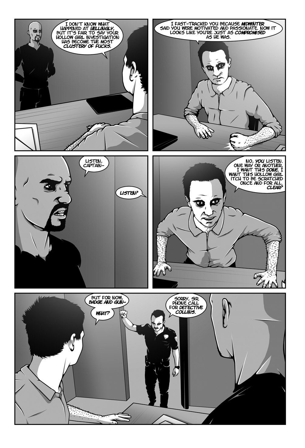 Read online Hollow Girl comic -  Issue #6 - 32