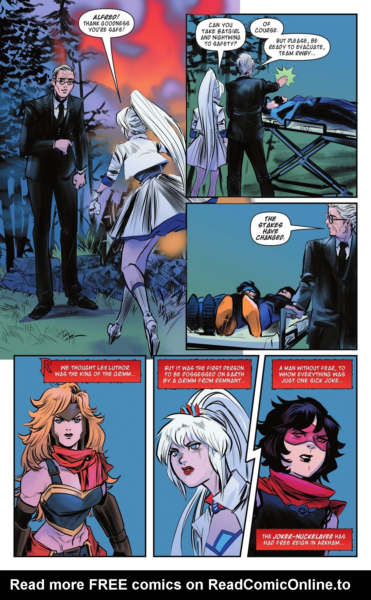 Read online DC/RWBY comic -  Issue #6 - 10
