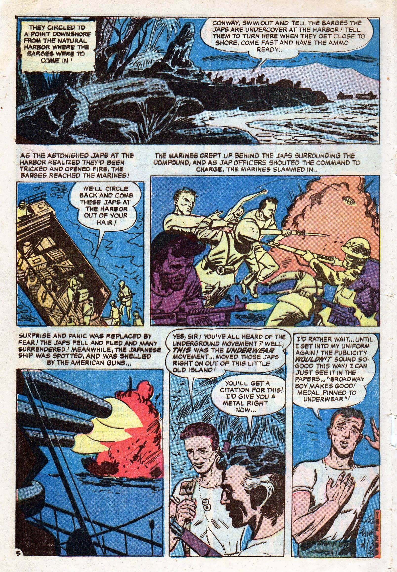 Read online Marines in Action comic -  Issue #13 - 32