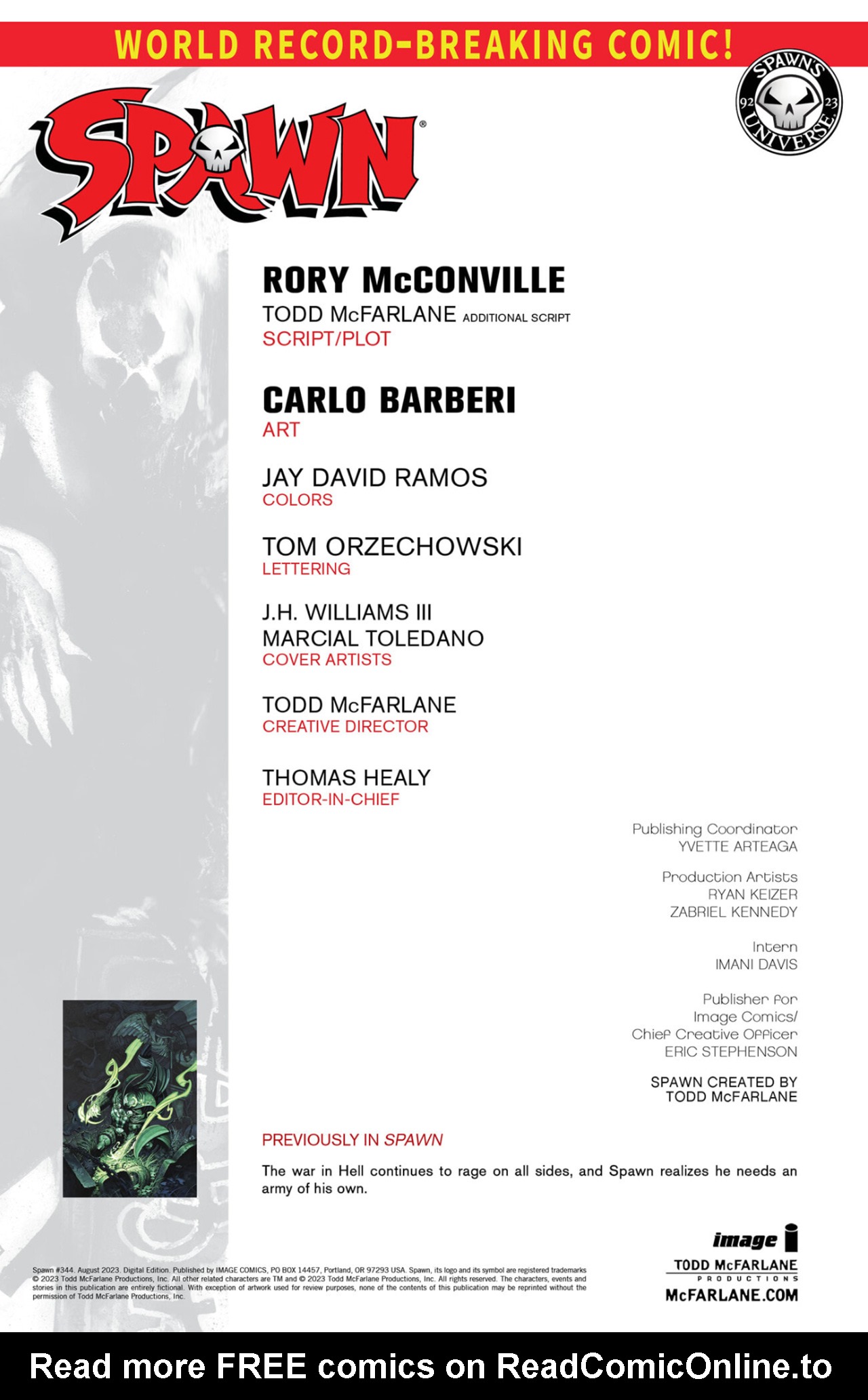 Read online Spawn comic -  Issue #344 - 3