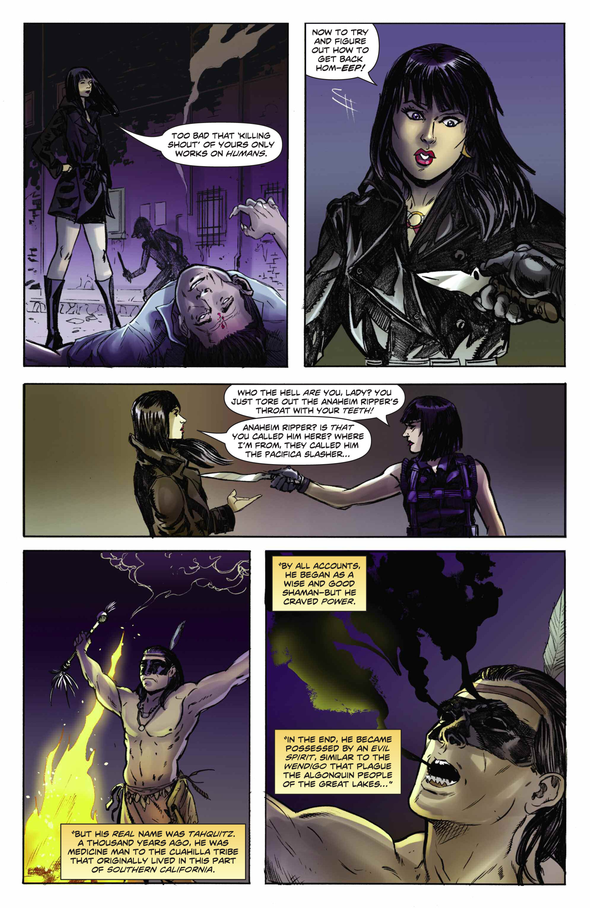 Read online Swords of Sorrow: Vampirella & Jennifer Blood comic -  Issue #1 - 22
