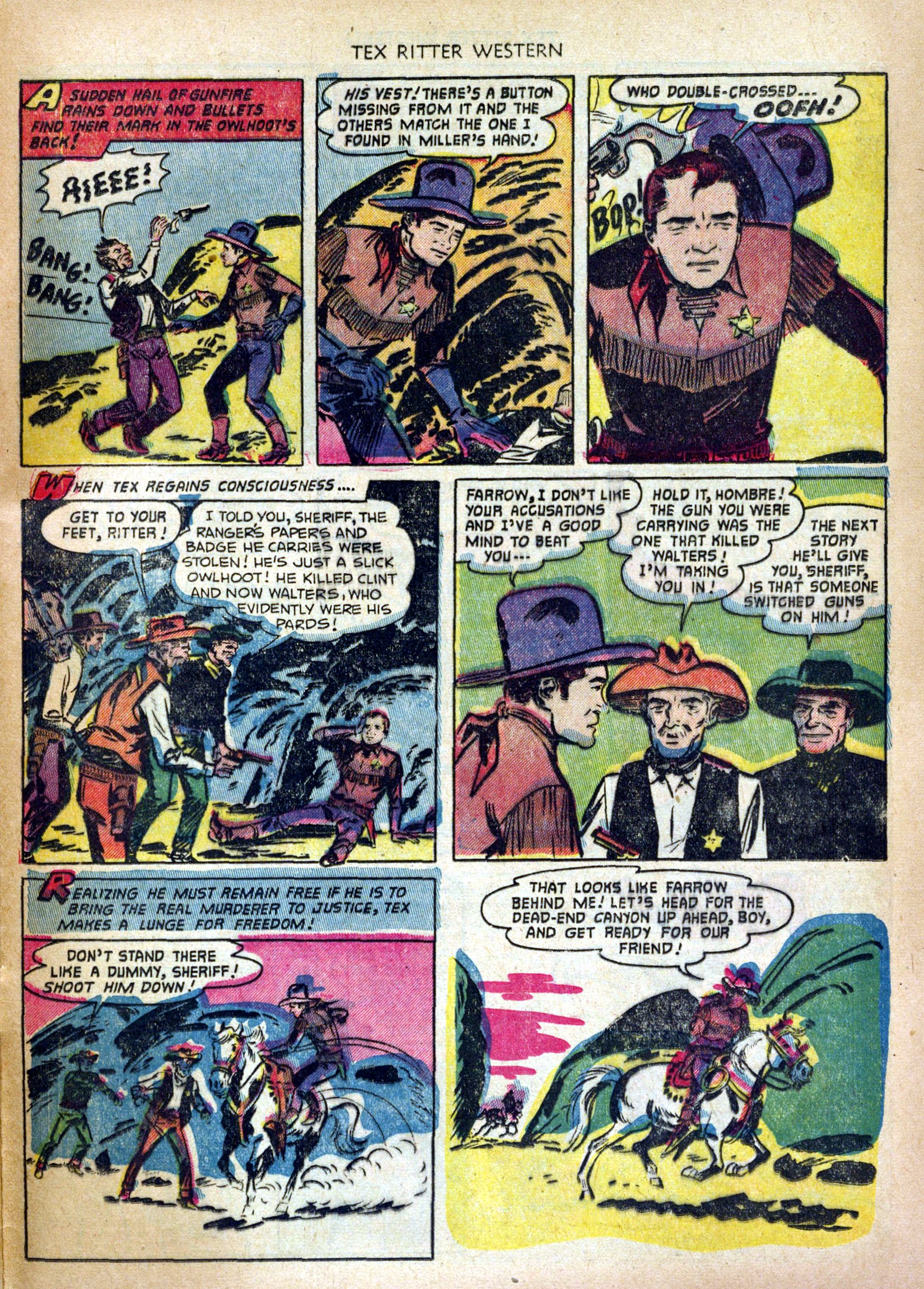 Read online Tex Ritter Western comic -  Issue #11 - 31