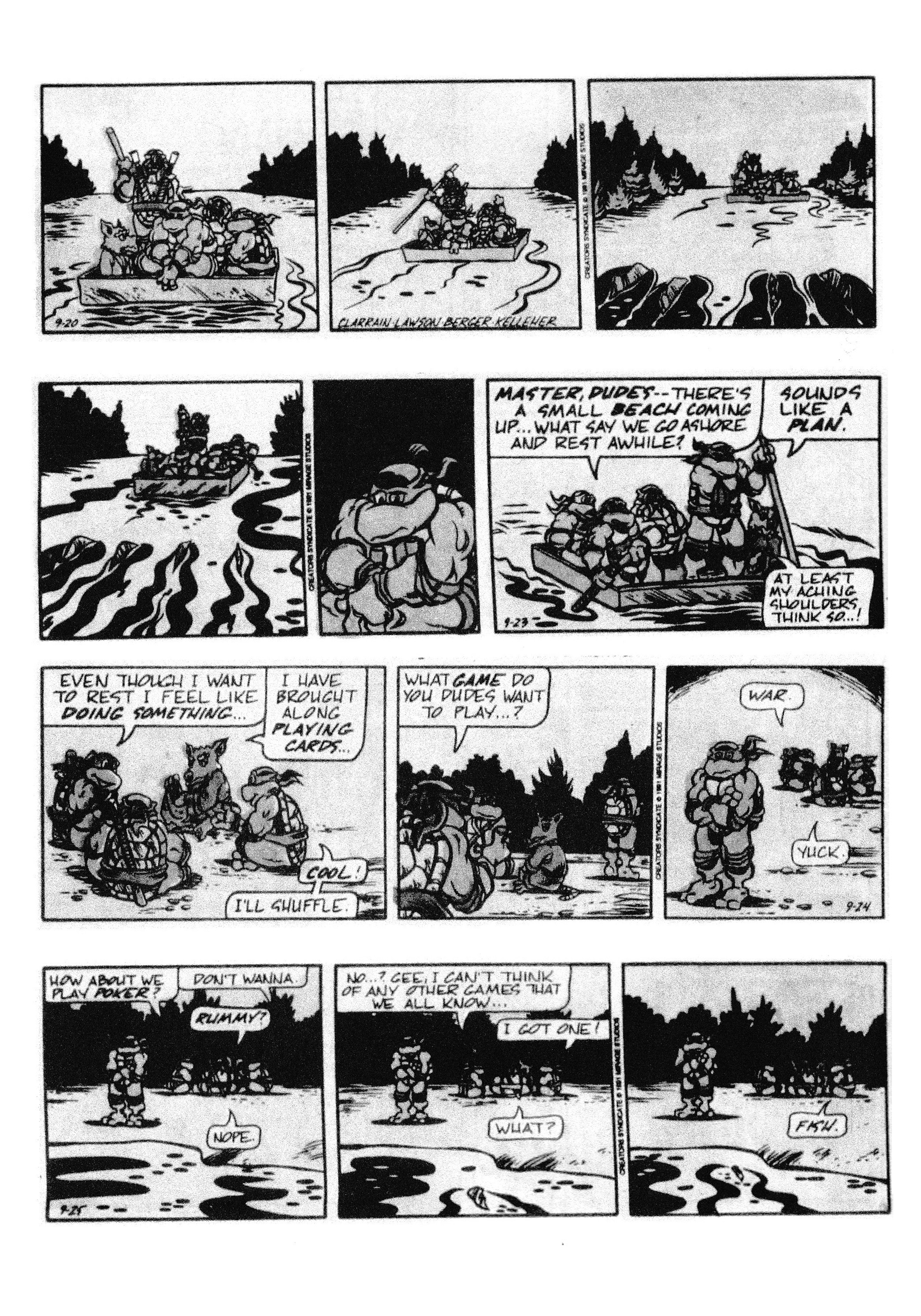 Read online Teenage Mutant Ninja Turtles: Complete Newspaper Daily Comic Strip Collection comic -  Issue # TPB 2 (Part 1) - 64