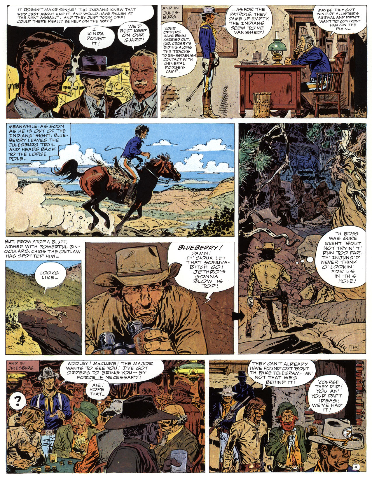 Read online Epic Graphic Novel: Lieutenant Blueberry comic -  Issue #3 - 21