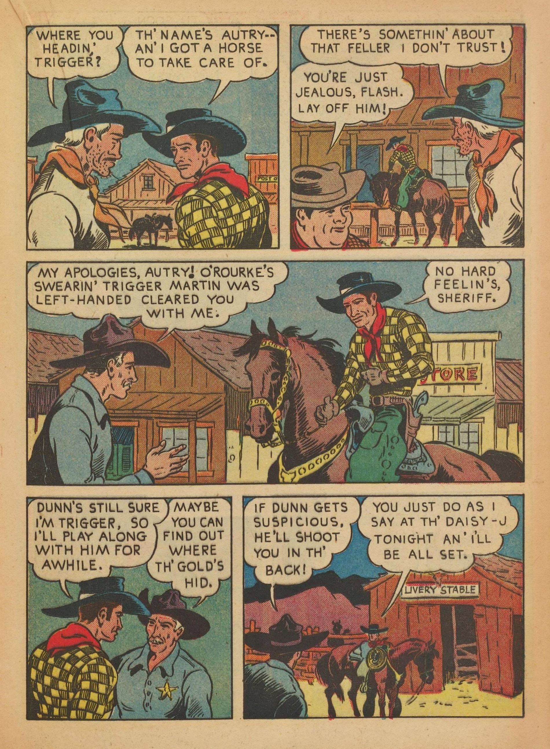 Read online Gene Autry Comics comic -  Issue #8 - 33