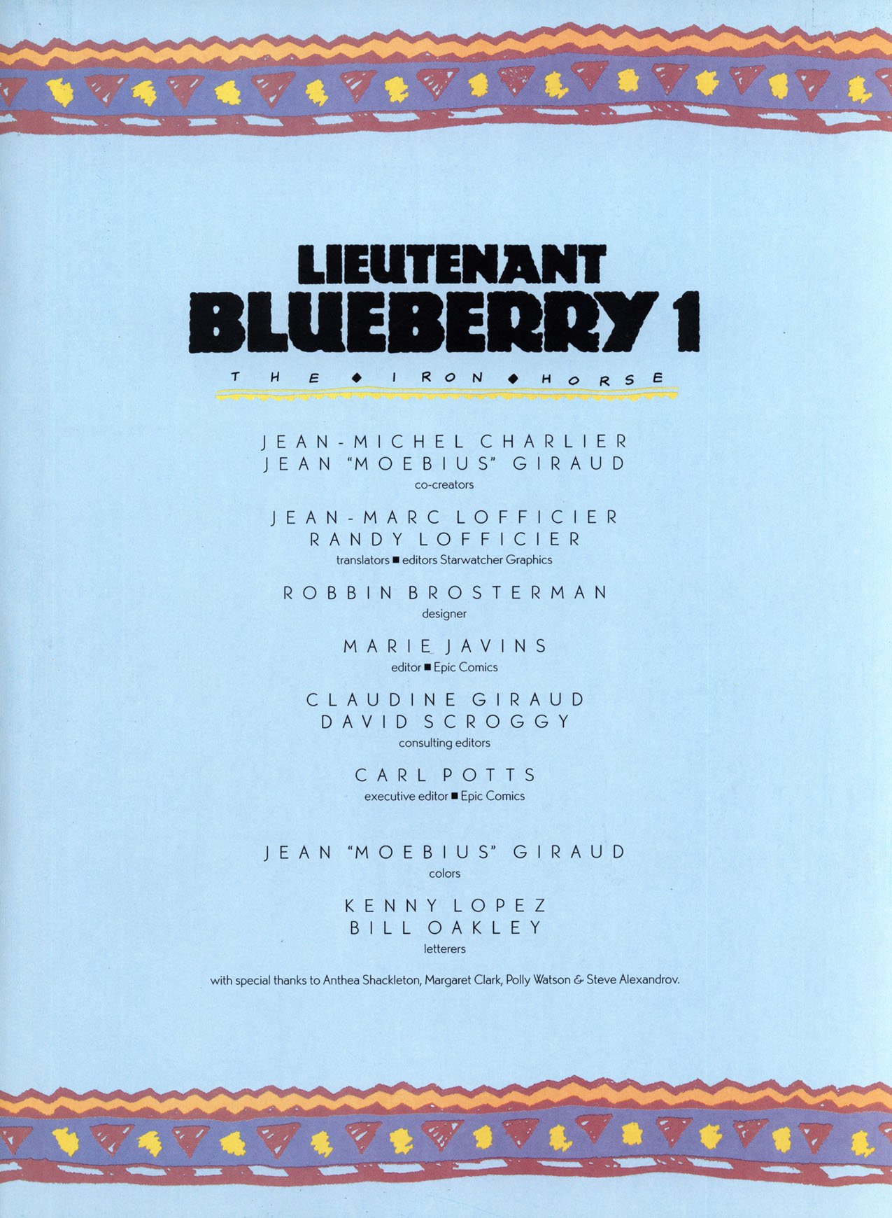 Read online Epic Graphic Novel: Lieutenant Blueberry comic -  Issue #1 - 3