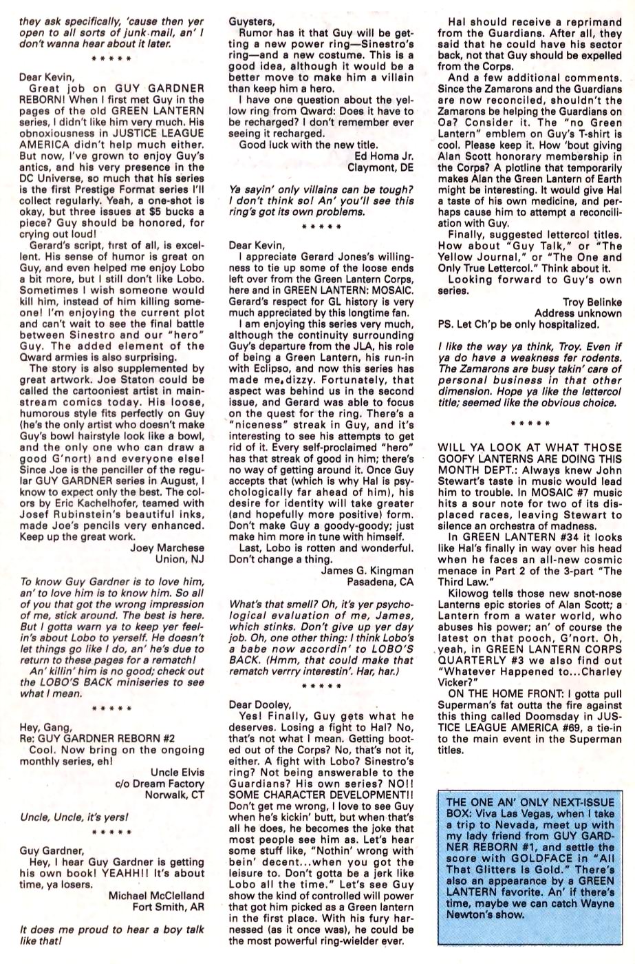 Read online Guy Gardner comic -  Issue #3 - 23