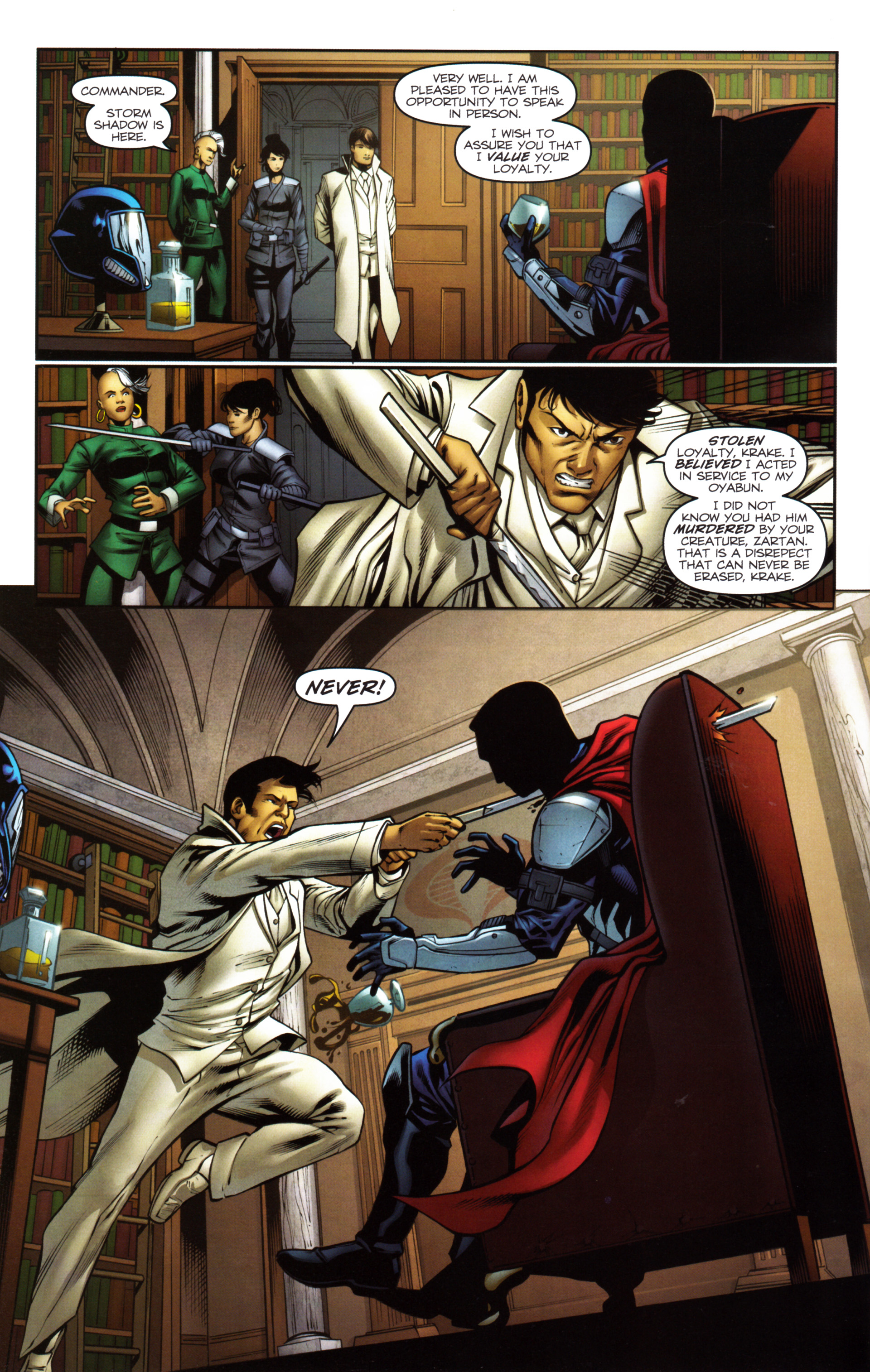 Read online Snake Eyes and Storm Shadow comic -  Issue #15 - 20