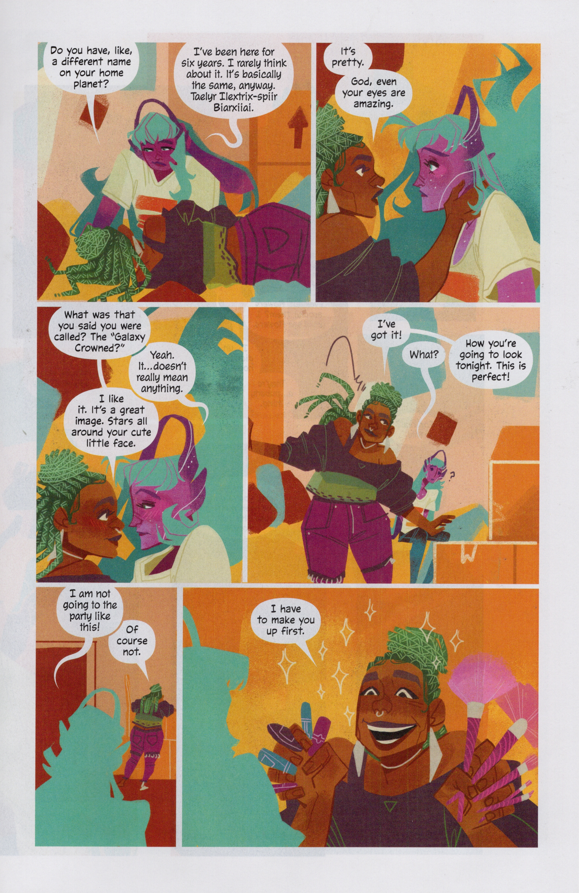Read online Free Comic Book Day 2022 comic -  Issue # DC Galaxy The Prettiest Star - 11